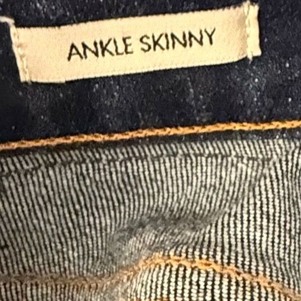 Vintage Calvin Klein Jeans Skinny Ankle Dark Wash Size 6 Stretch Denim 2017 ERA Womens Size 28" / US 6 / IT 42 - 5 Thumbnail