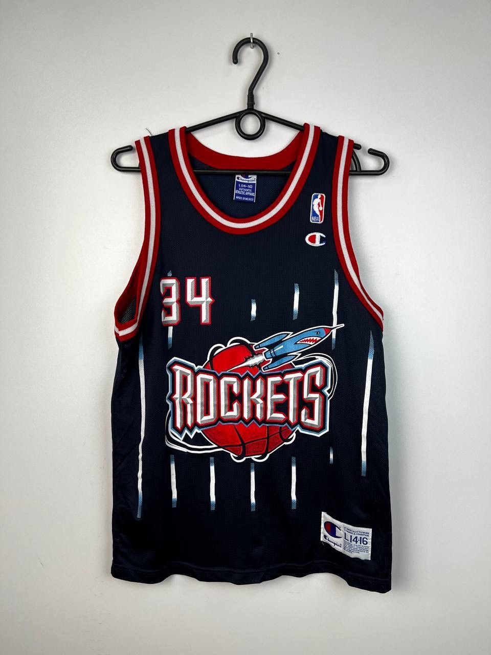 Champion Rockets Champion Olajuwon 34NBA 90s vintage t-shirts size XS Size US XS / EU 42 / 0 - 1 Thumbnail
