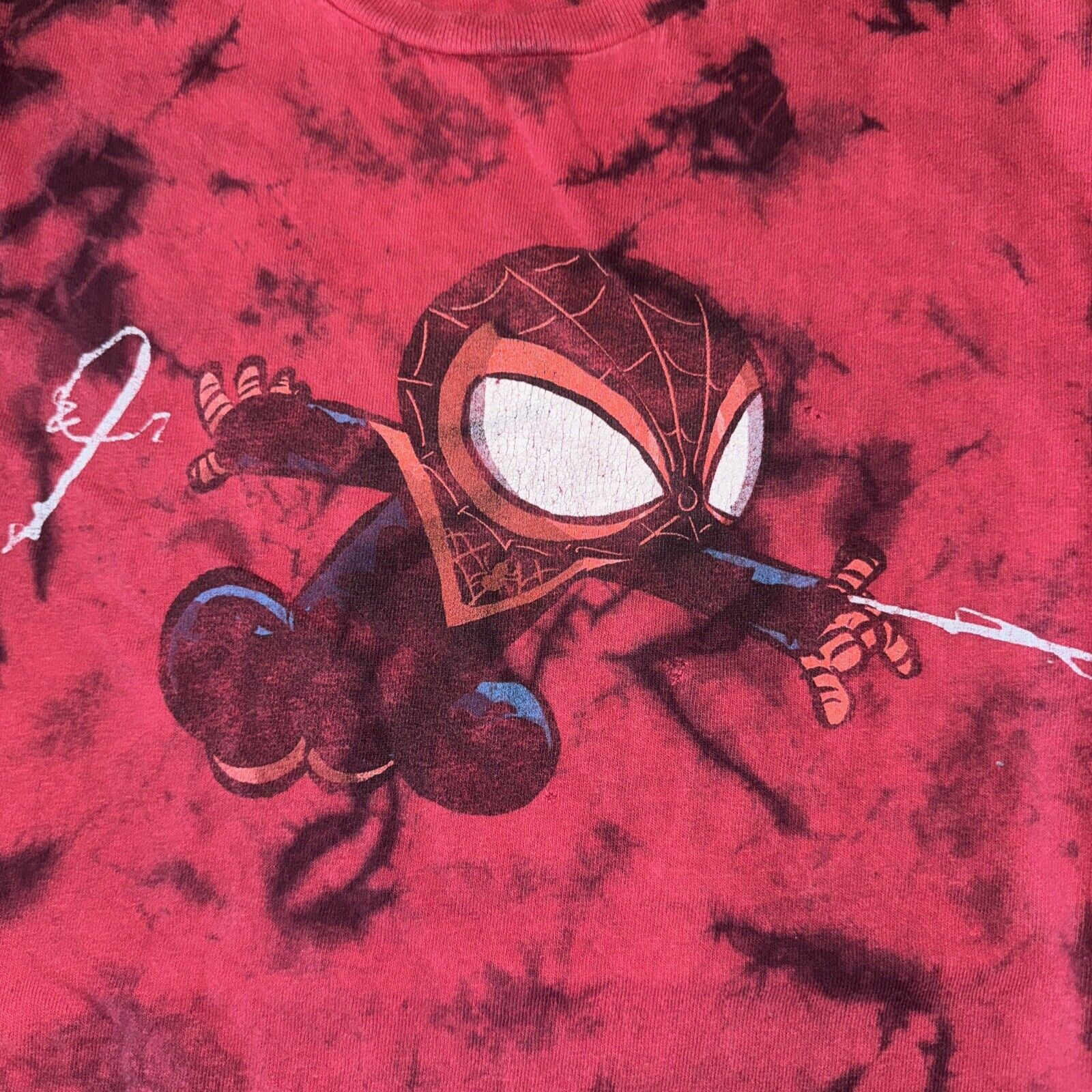 Band Tees × Japanese Brand × Marvel Comics Marvel Spider-Man T-Shirt Red Medium 18x25 Size US M / EU 48-50 / 2 - 2 Thumbnail