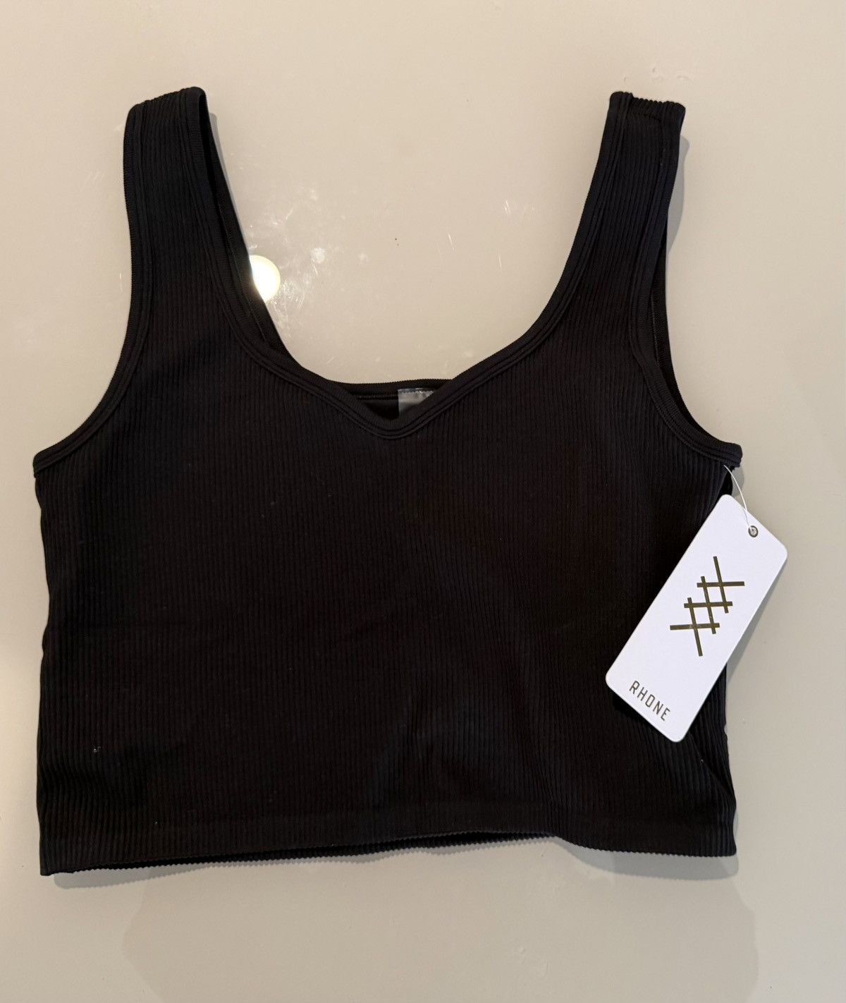 Other NWT Rhone Evolve Seamless Crop Tank - Black - L Size L / US 10 / IT 46 - 5 Thumbnail