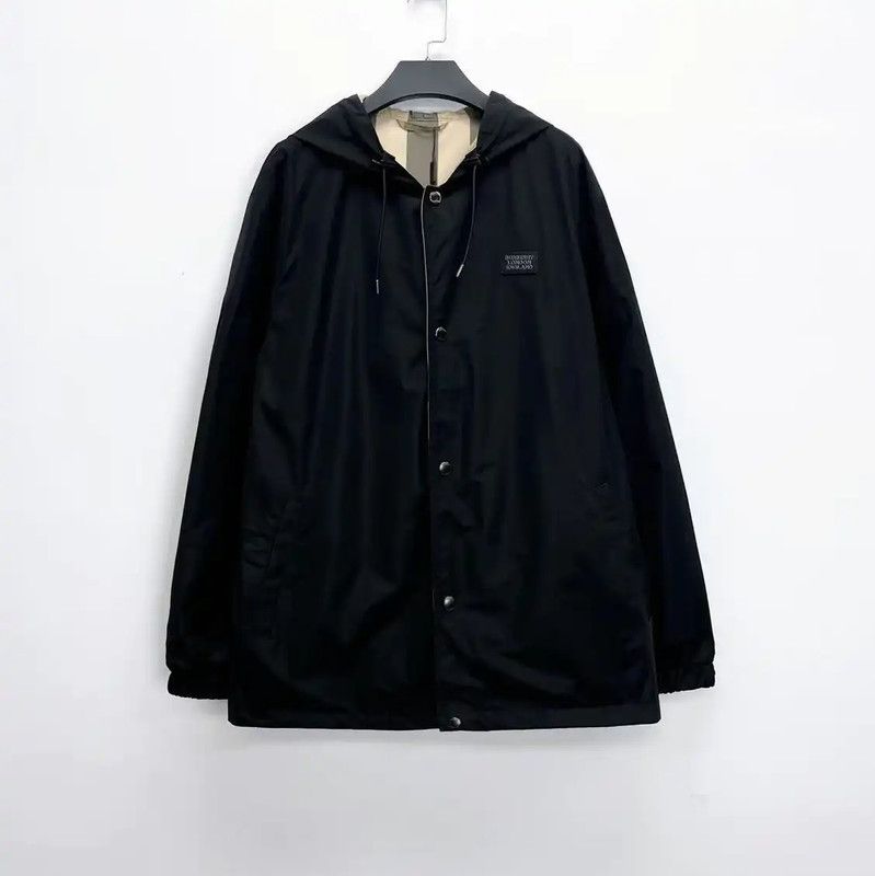 Burberry Black Long Sleeve Hooded Jacket
