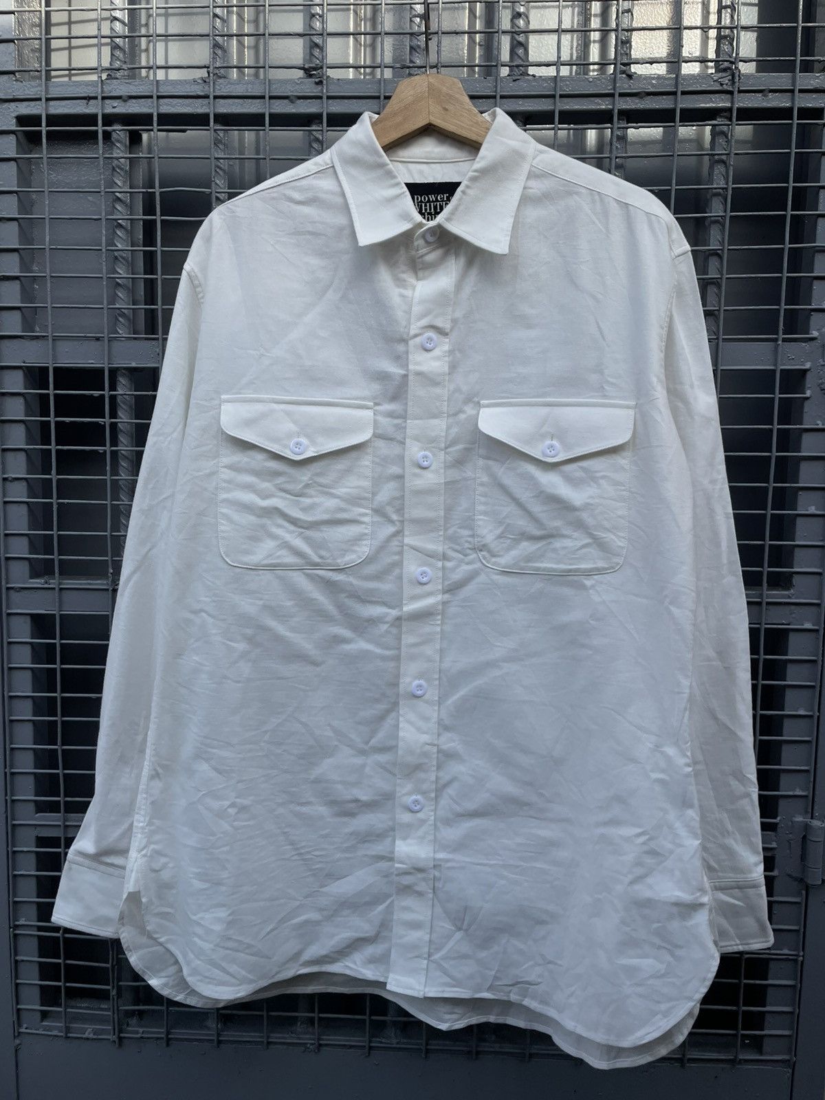 Yohji Yamamoto Power Of The White Yohji Yamamoto | 2024 A/W Shirt Size US XL / EU 56 / 4 - 1 Thumbnail