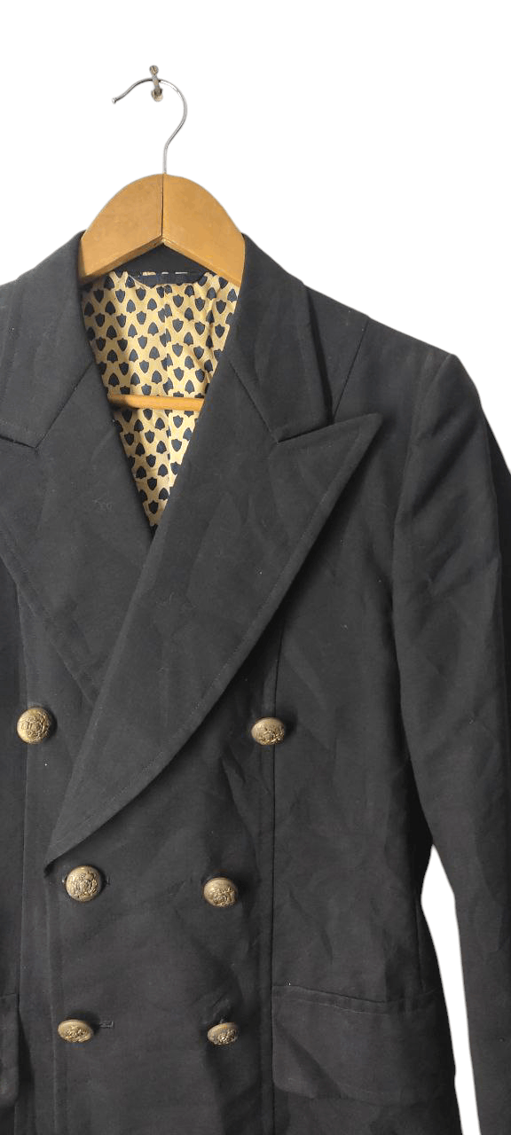 Hardy Amies HARDY AMIES LONDON DOUBLE BREASTED BLAZER COAT JACKET Size US S / EU 44-46 / 1 - 8 Thumbnail