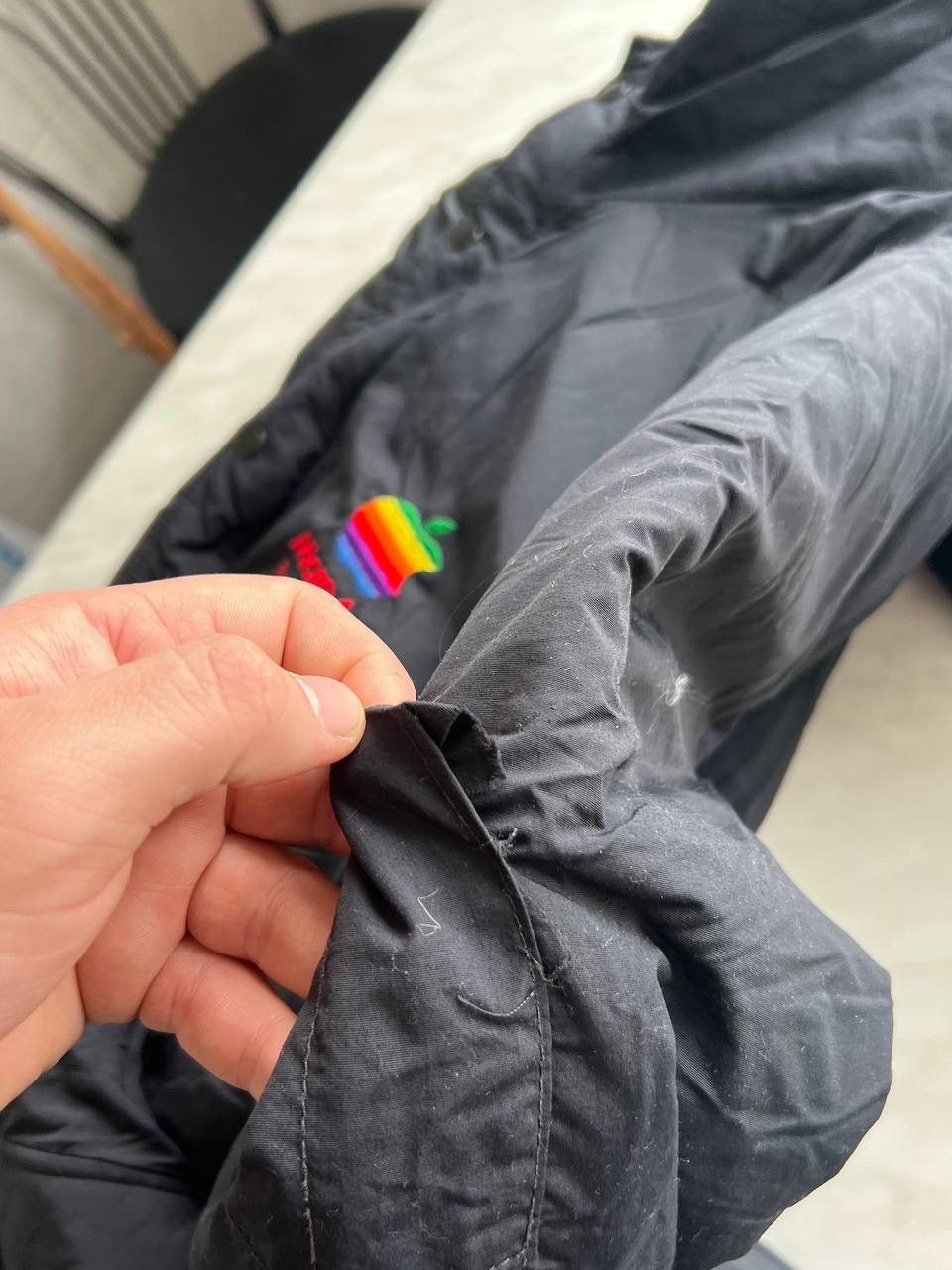 Apple Vintage 90s Apple Computers Windbreaker Zip Jacket 89/90 USA Size US M / EU 48-50 / 2 - 13 Thumbnail