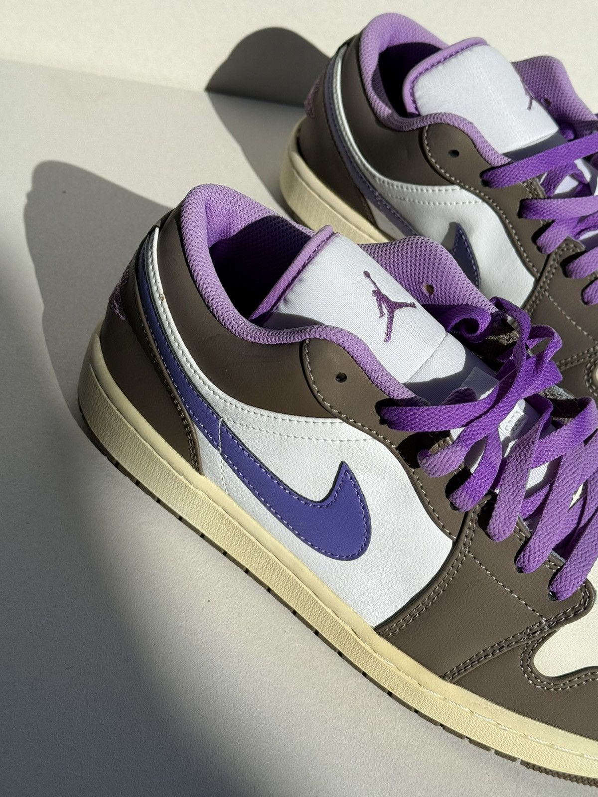 Jordan Brand (new+box) Custom Air Jordan 1 Low Men Sz 12 US (sun-dried) Size US 12 / EU 45 - 4 Thumbnail