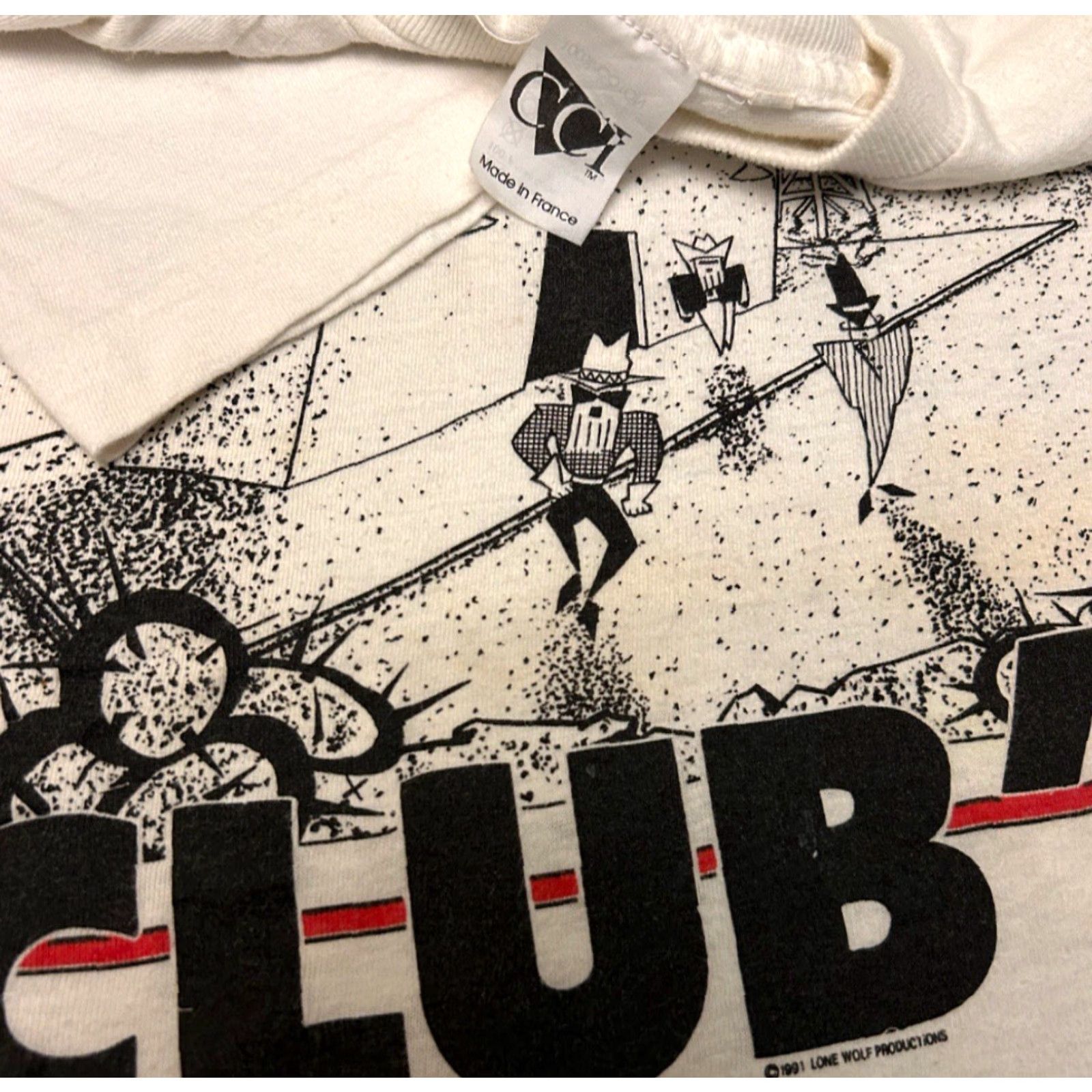 Doublet VINTAGE ZZ Top Recycler Tour Band Tee Club Z Double Sided 1991 Shirt Mens L White 90s Rock Band Tee Mens L Size US L / EU 52-54 / 3 - 3 Thumbnail