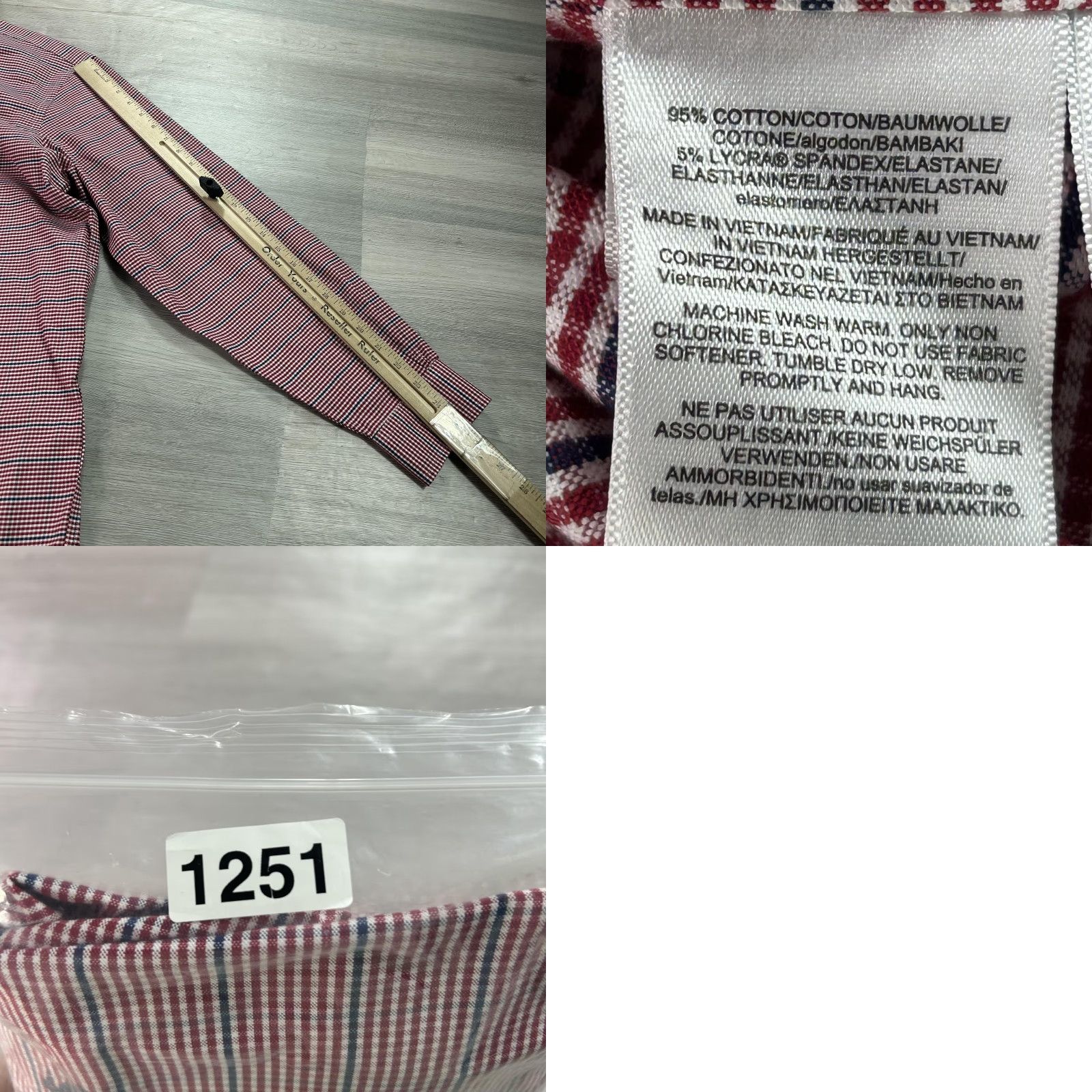 Brooks Brothers Brooks Brothers Shirt Mens Large Red Check Regent Non Iron Stretch Cotton Size US L / EU 52-54 / 3 - 8 Thumbnail