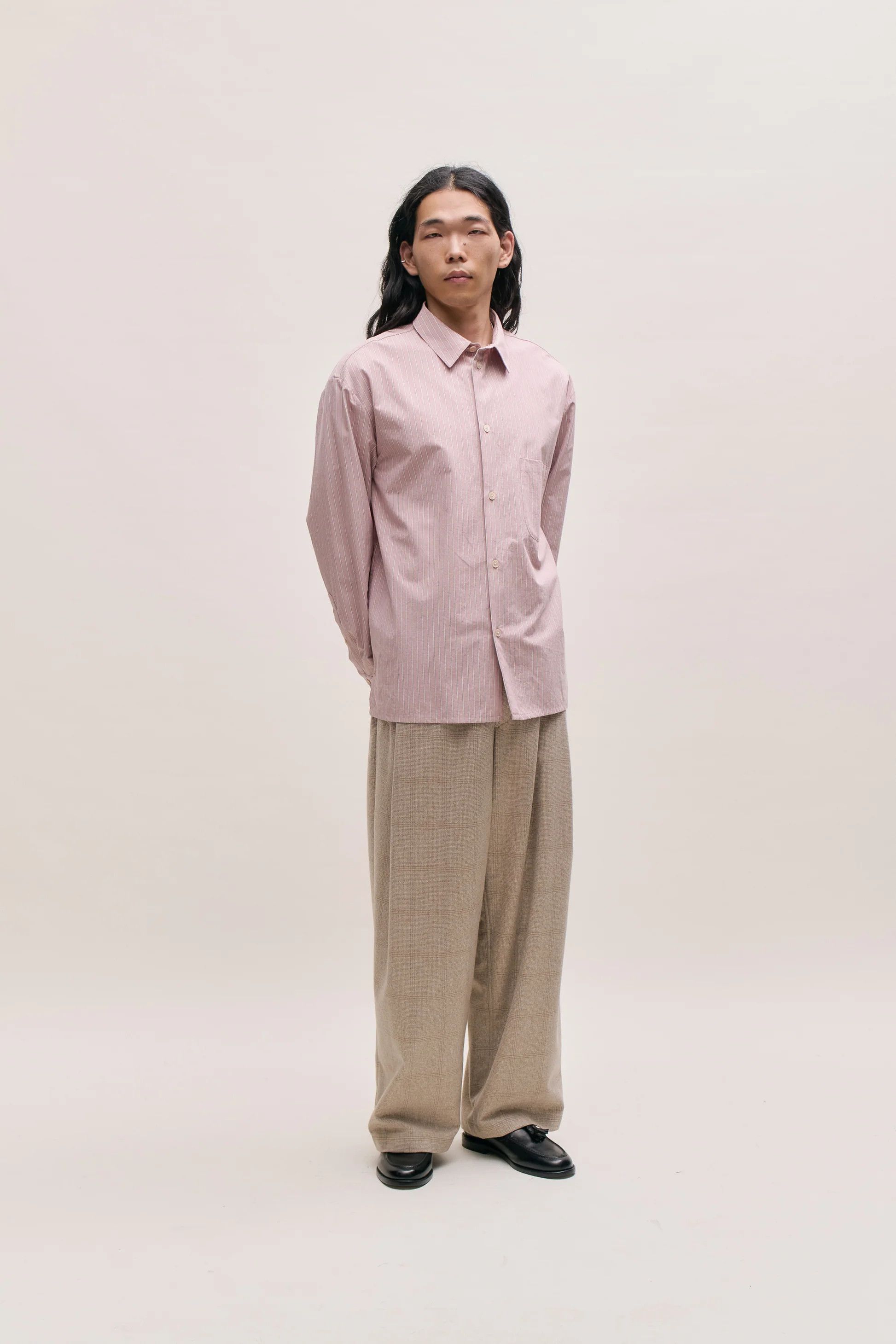 A Kind Of Guise 💚 AW25 A Kind Of Guise Gusto Shirt Wild Rose Stripe NEW Size US L / EU 52-54 / 3 - 2 Thumbnail