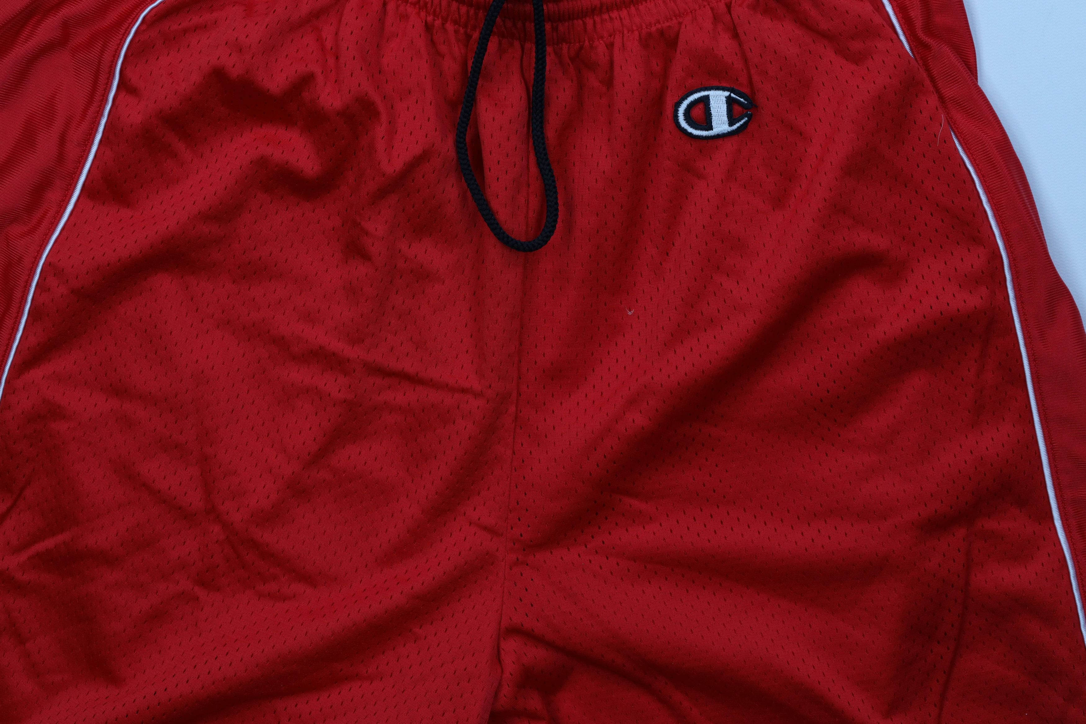 Champion Vintage 90s Champion Heavyweight Mesh Gym Basketball Shorts Size US 34 / EU 50 - 3 Thumbnail