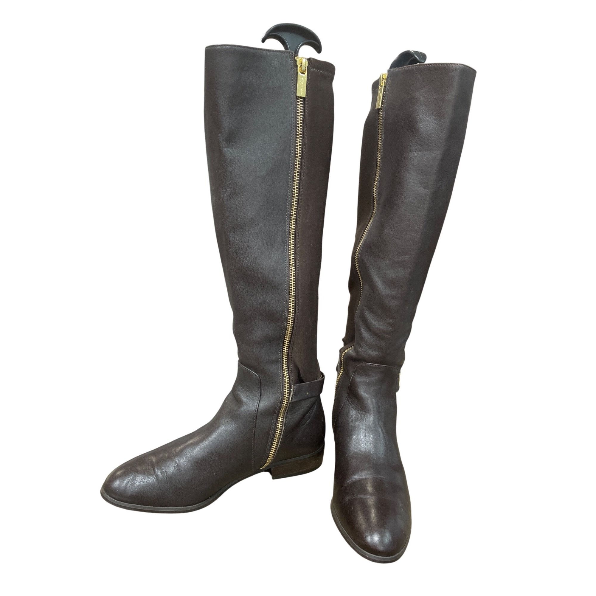 Michael Kors Michael Kors womans brown leather below knee riding boots sz Size US 6 / IT 36 - 2 Thumbnail