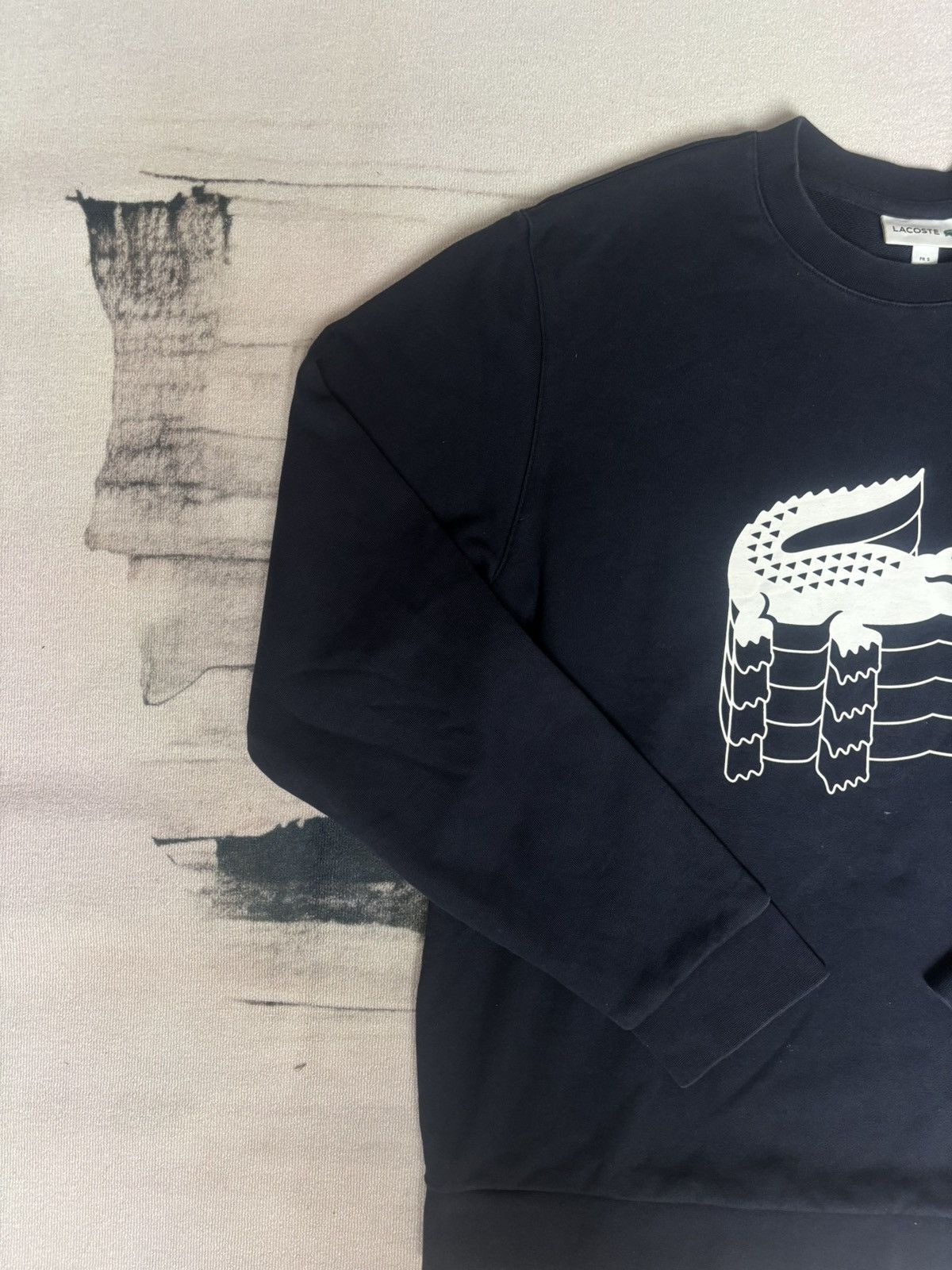 Lacoste Blue Lacoste sweatshirt size M/L white crocodile logo Size US L / EU 52-54 / 3 - 5 Thumbnail