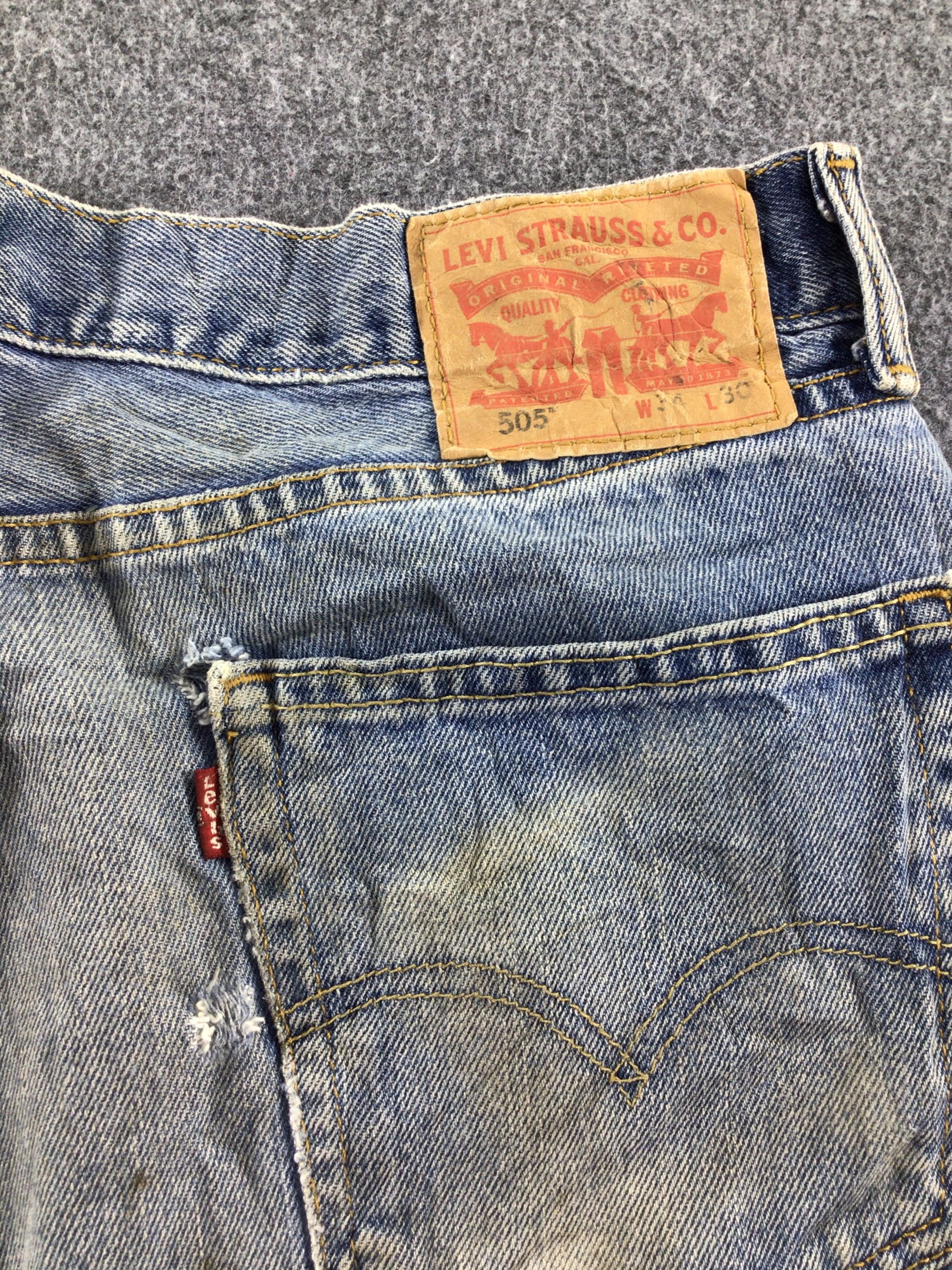 Levi's Vintage Levis 505 Jeans-J594 Size US 34 / EU 50 - 5 Thumbnail