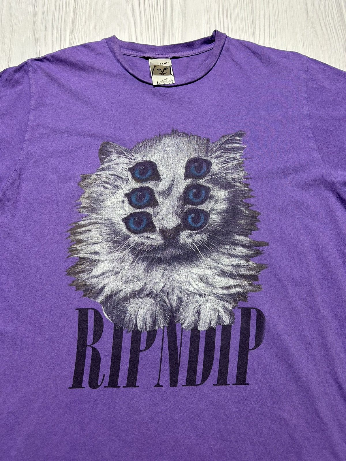 RIPNDIP Rip n Dip Triplet Cat T-Shirt Size US M / EU 48-50 / 2 - 4 Thumbnail