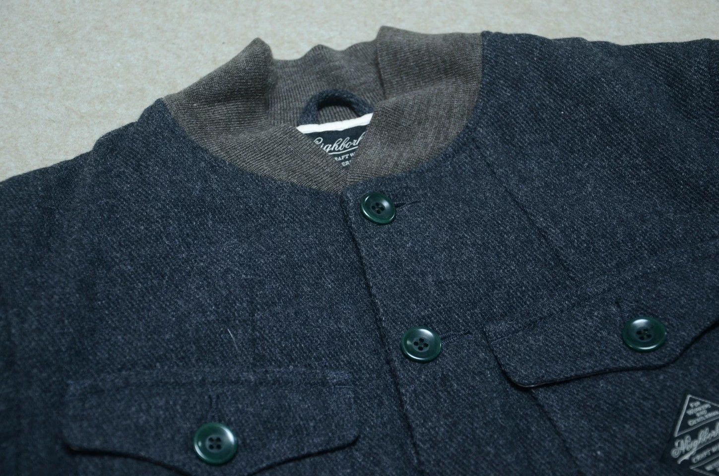 Neighborhood NBHD Military Wool Padded Jacket Size US S / EU 44-46 / 1 - 3 Thumbnail