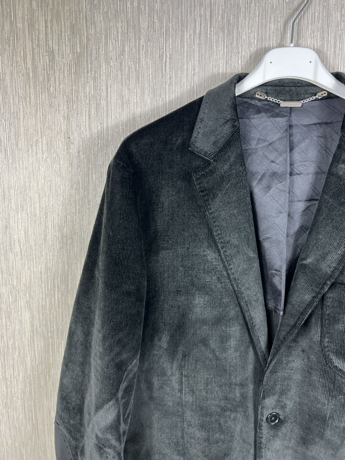 Dirk Bikkembergs Archive Dirk Bikkembergs corduroy black blazer jacket pocket Size US L / EU 52-54 / 3 - 4 Thumbnail