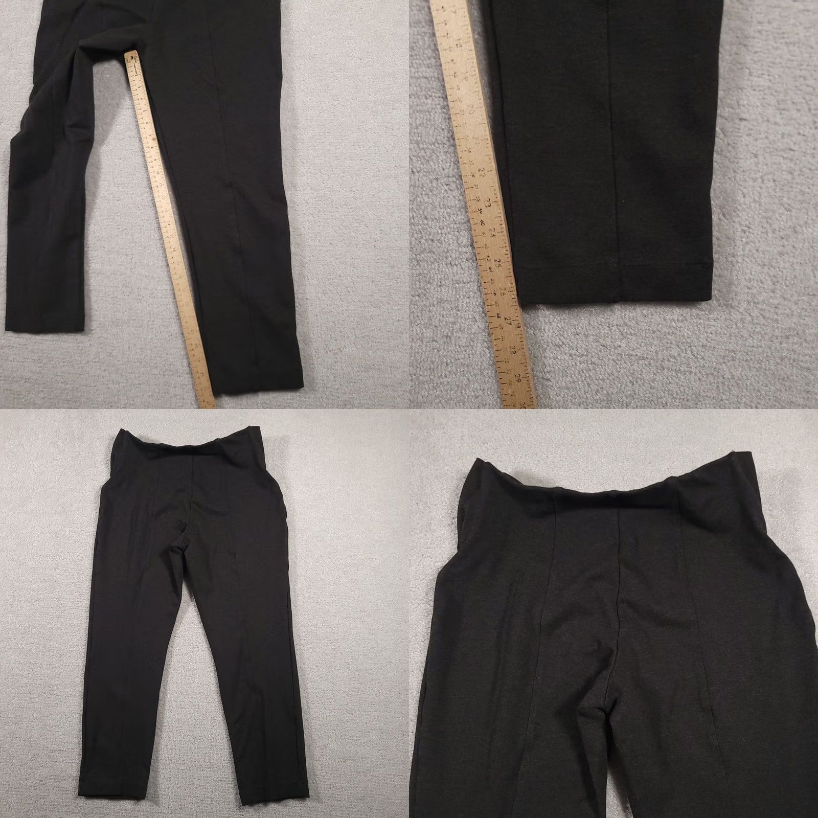 Jones New York Jones New York & Co Pull-On Capri Pants Women's 1X Plus Gray Skinny Stretch dress pants Womens 1X Plus Gray Skinny Stretch Size 40" / US 18 - 8 Thumbnail