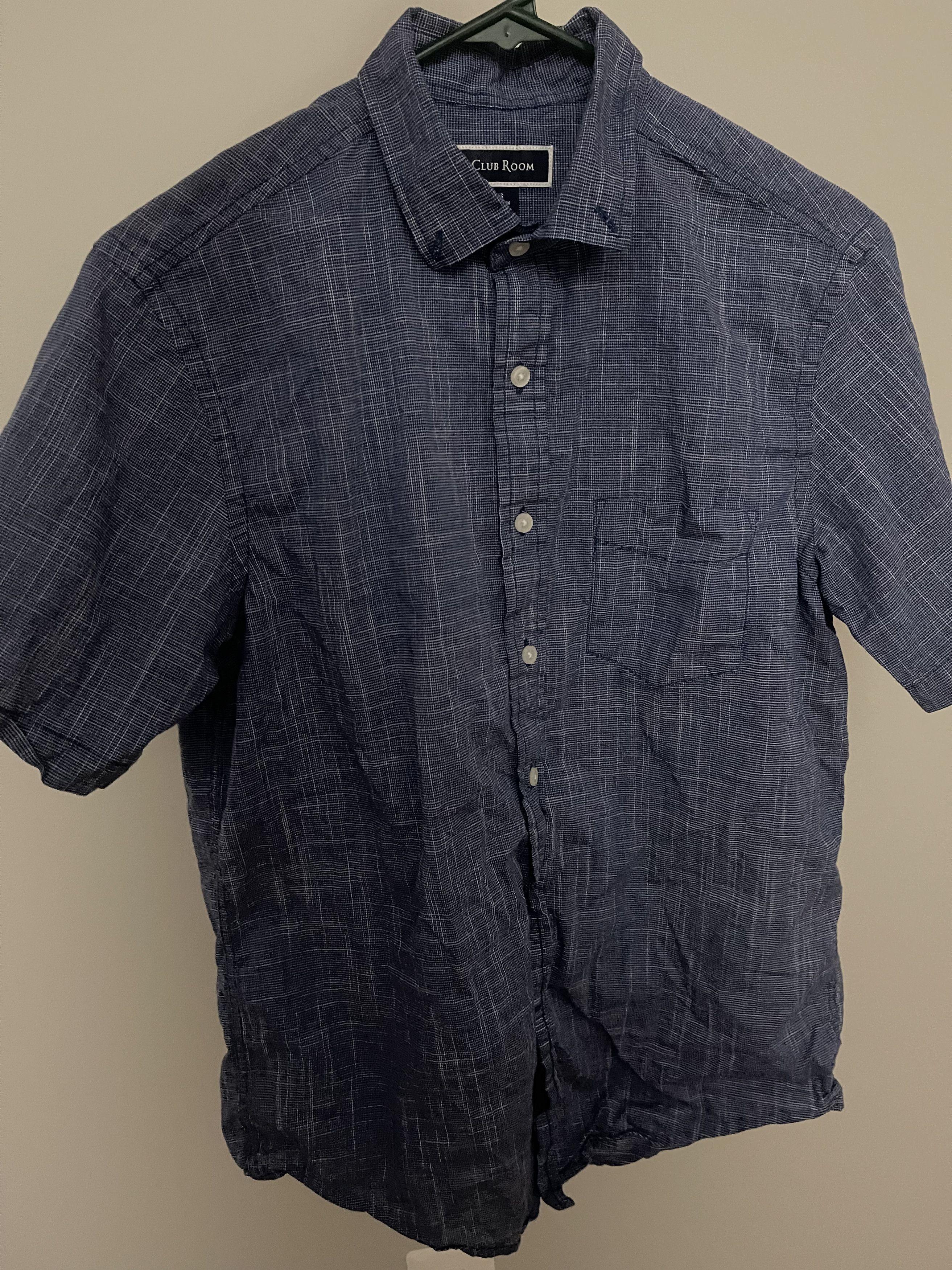 Club Room Men’s Club Room Short Sleeve Button-up Shirt Size Small Size US S / EU 44-46 / 1 - 1 Thumbnail