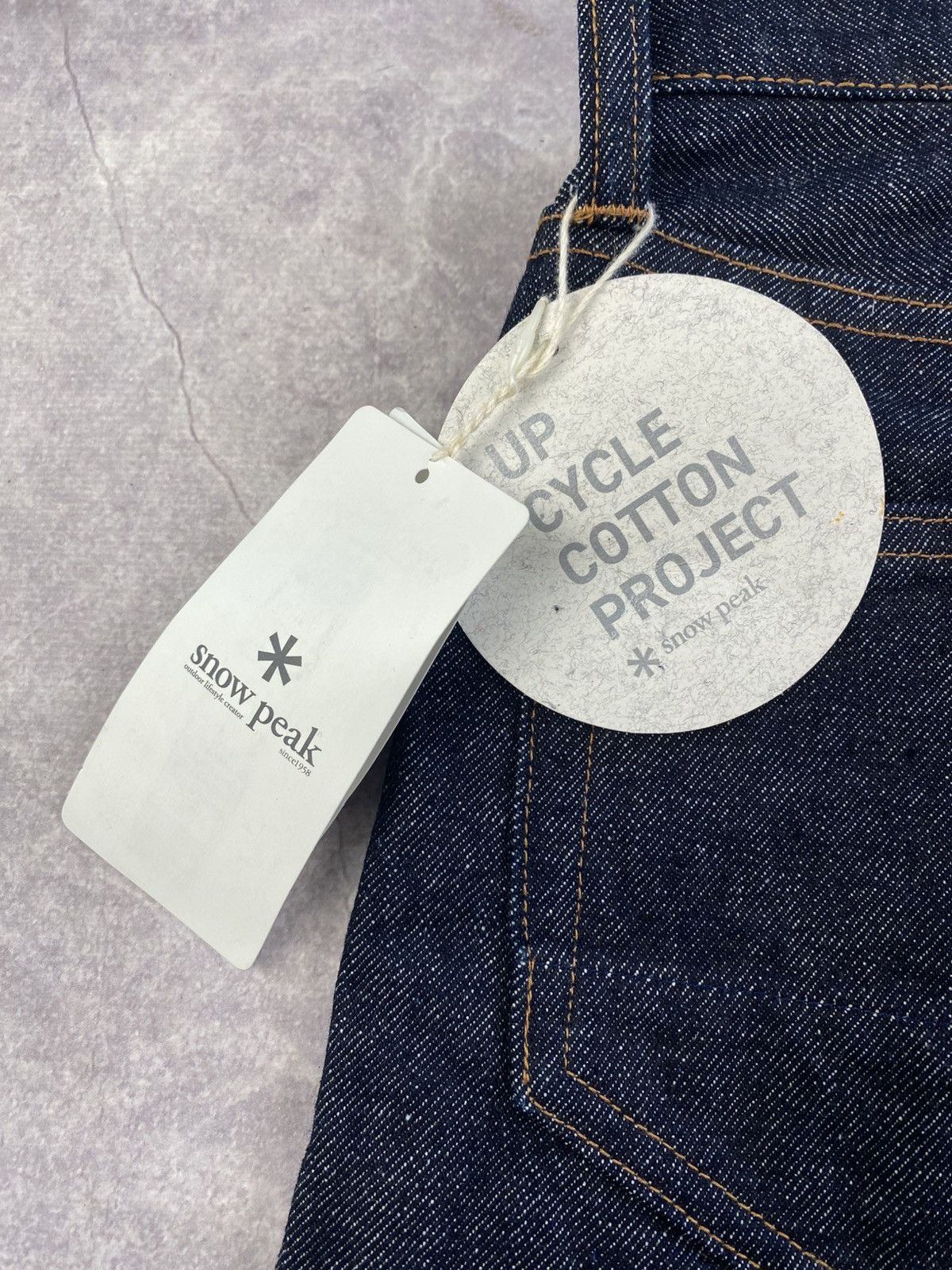 Snow Peak Snow Peak Recycled Cotton 5pkt Indigo Selvedge Jeans Sz: 28 Size US 28 / EU 44 - 6 Thumbnail