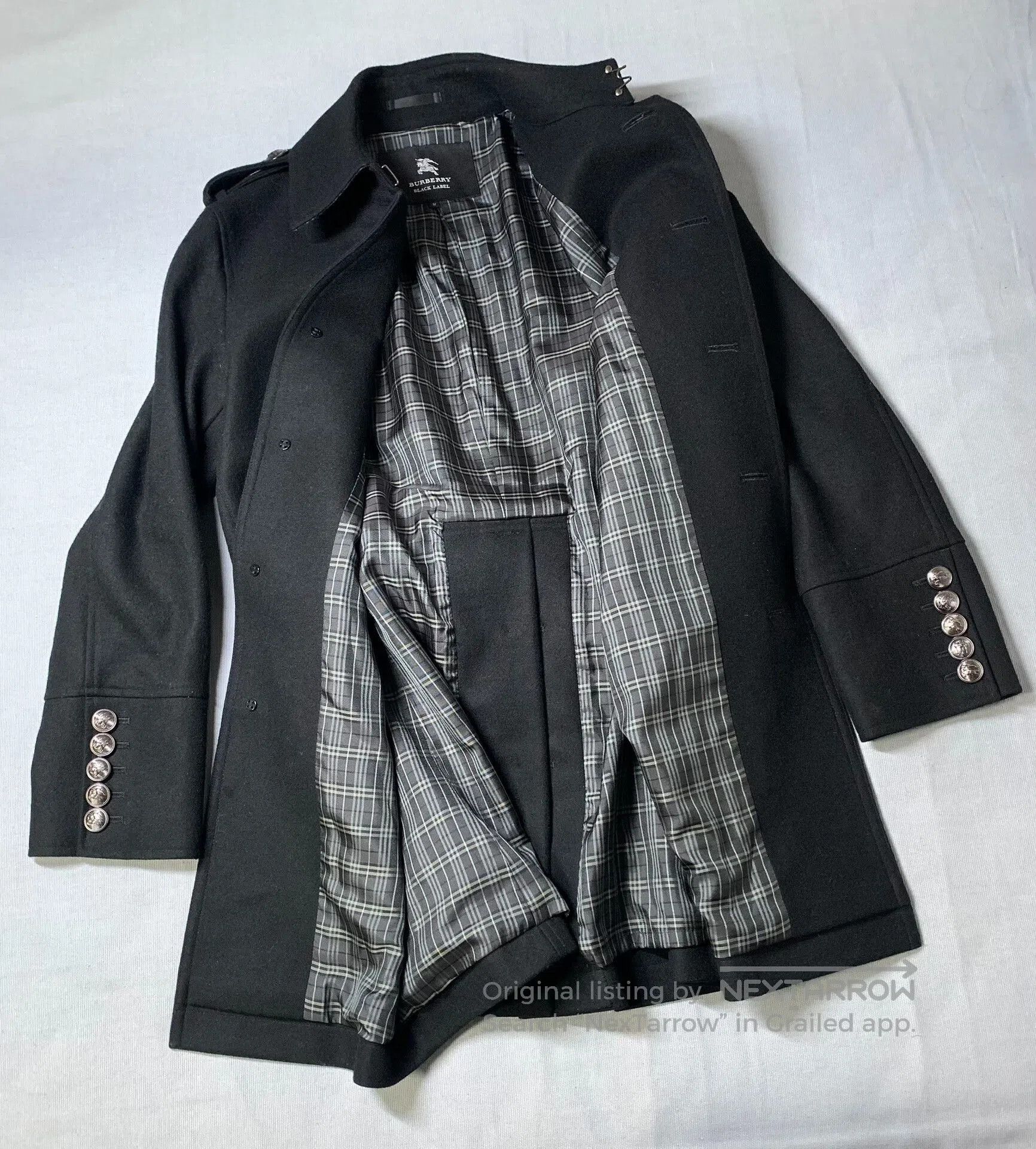 Burberry Burberry Black Label Wool Coat. Size US M / EU 48-50 / 2 - 4 Thumbnail