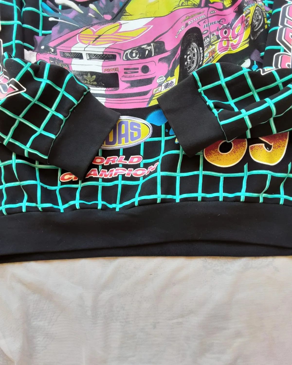 Jeremy Scott ADIDAS X JEREMY SCOTT NASCAR HOODIE Size US XL / EU 56 / 4 - 4 Thumbnail