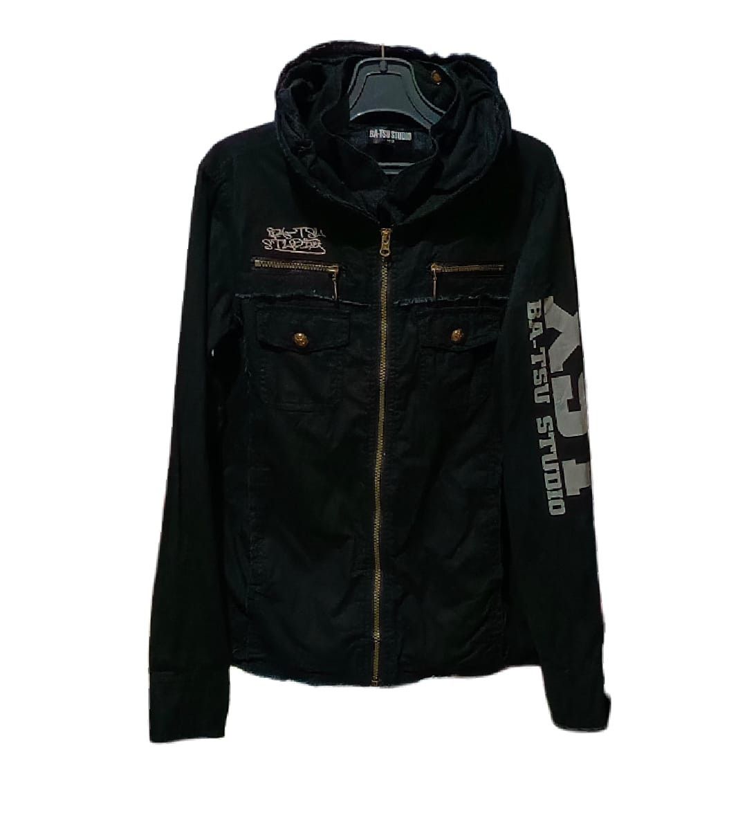 image of If Six Was Nine x Le Grande Bleu L G B Batsu Bono Hoodie Xst in Navy, Men's (Size Small)