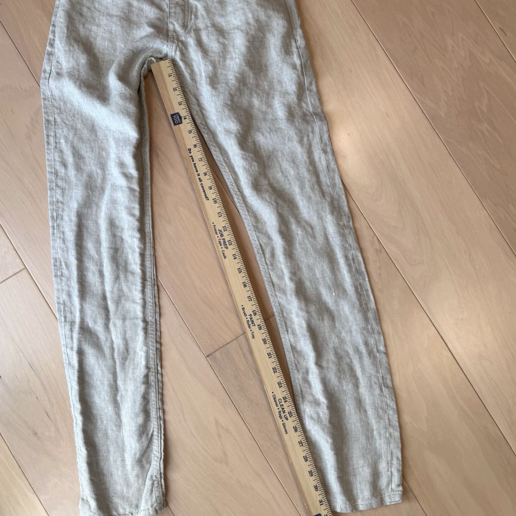 Gustin Gustin Rustic Slub Linen Pants 28 Light Beige Lightweight Minimalist New York Shirt Size US 28 / EU 44 - 6 Thumbnail