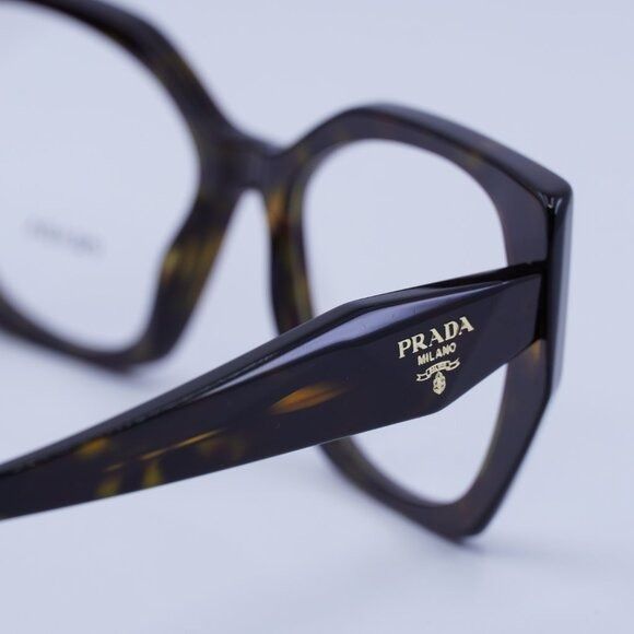 Prada 🕶️ New Prada PR18WV 2AU1O1 52mm Eyeglasses - Havana Frame Size ONE SIZE - 7 Thumbnail