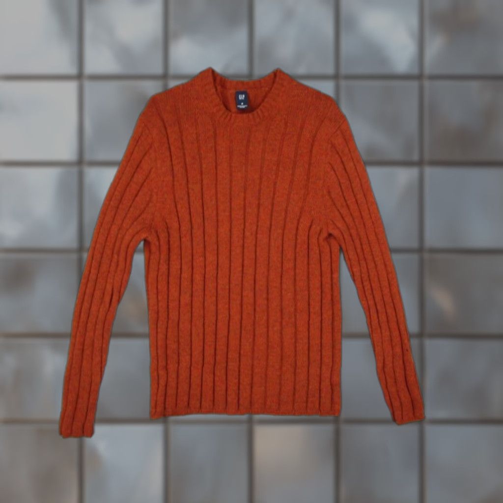 Gap Gap Orange Long Sleeve Sweater Mens Medium Size US M / EU 48-50 / 2 - 1 Thumbnail