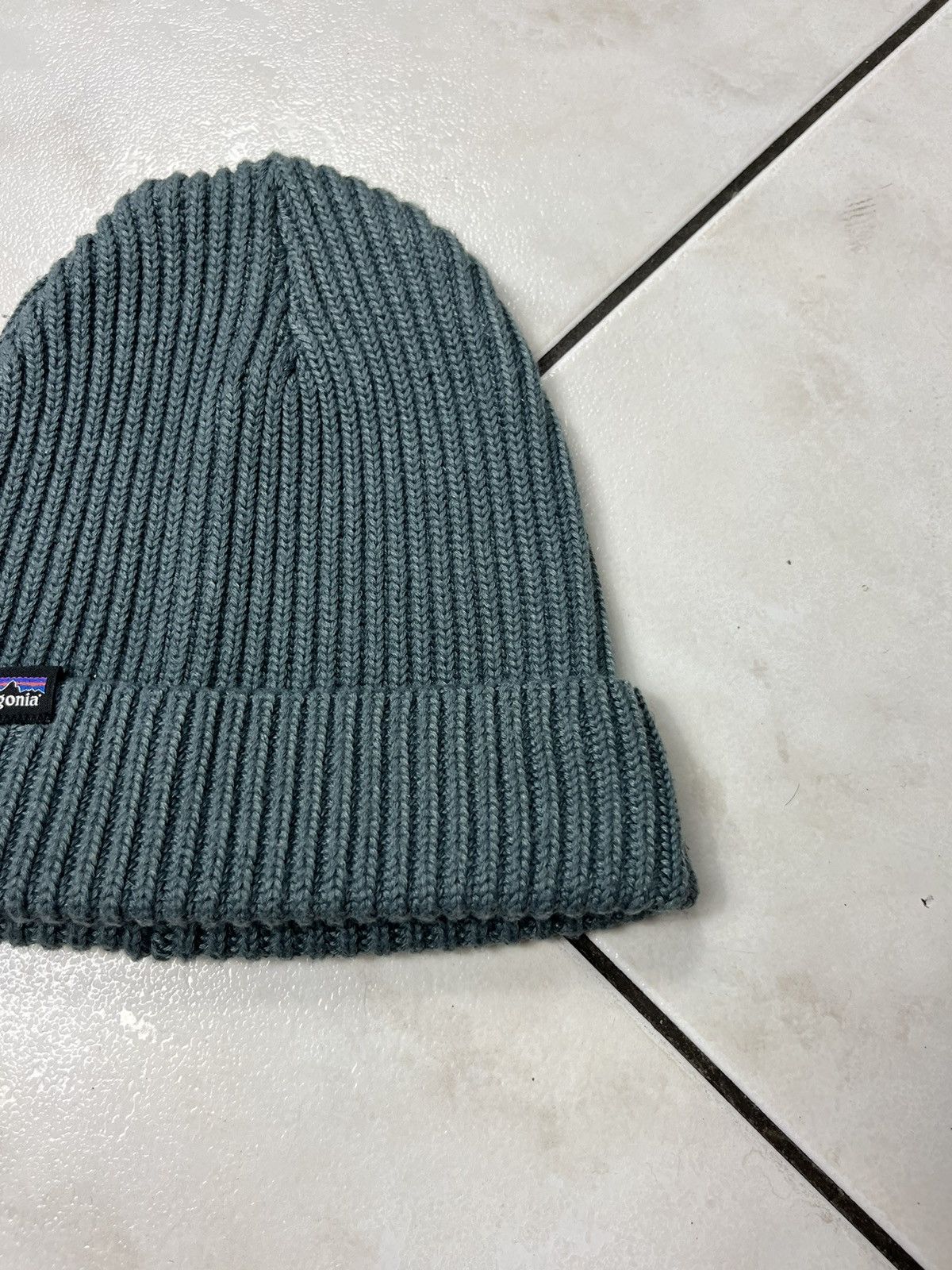 Patagonia Patagonia heavy fisherman recycled ribbed knit beanie logo Size ONE SIZE - 5 Thumbnail