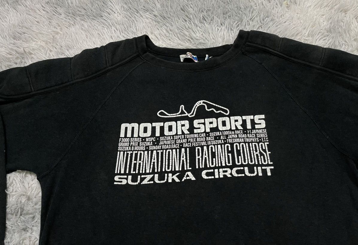 Japanese Brand VINTAGE RACING JAPANESE SUZUKA CIRCUIT PADDLE SWEATSHIRT Size US L / EU 52-54 / 3 - 5 Thumbnail