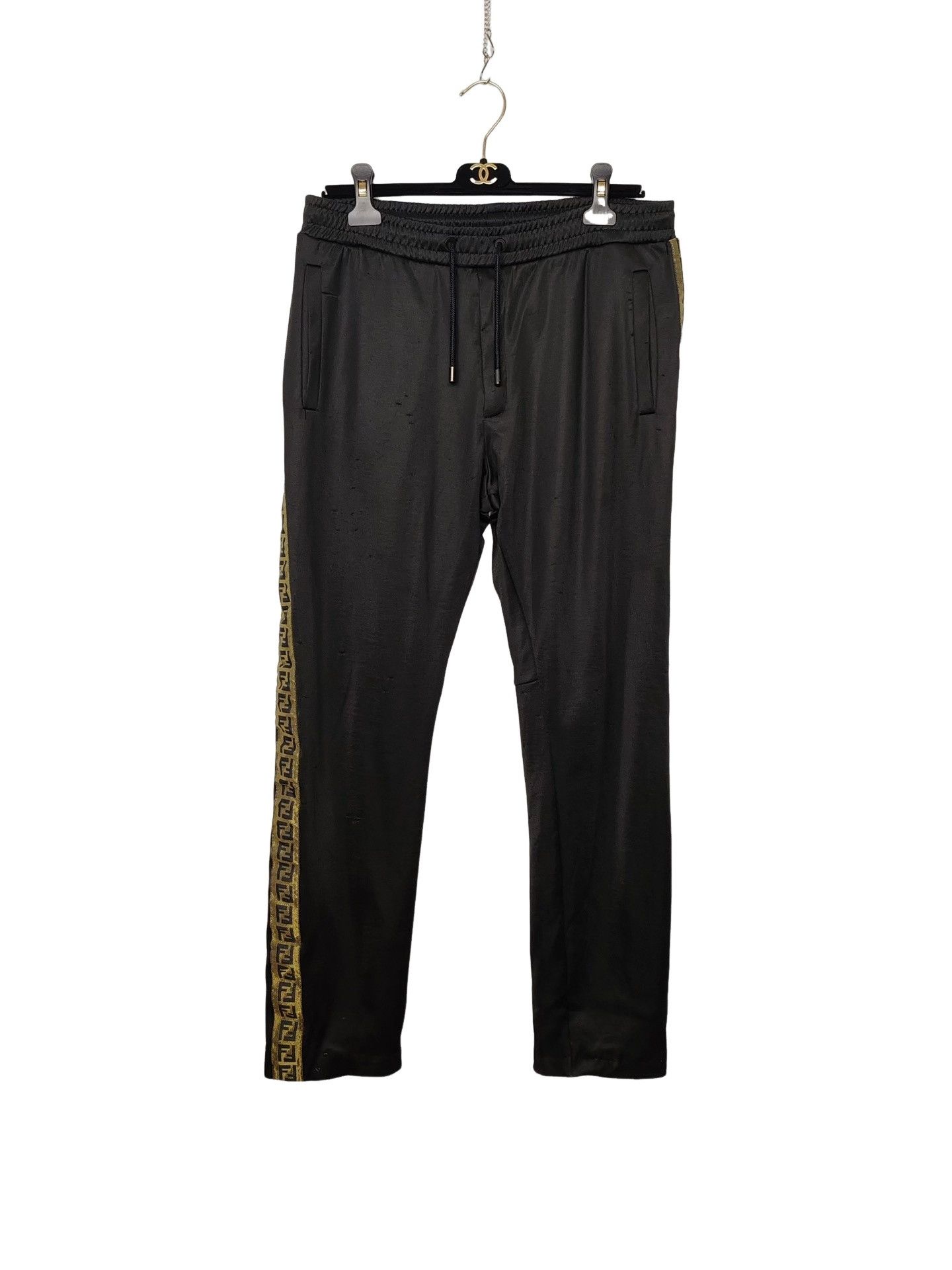 Fendi Fendi FF Logo Tape Joggers Size 50 Size US 34 / EU 50 - 1 Thumbnail