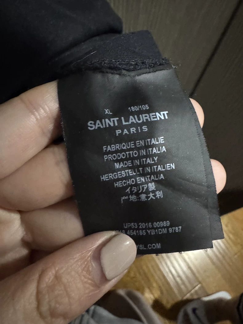 Saint Laurent Paris Saint Laurent Paris Black short sleeve T-shirt Nextarrow-25 Size US XL / EU 56 / 4 - 3 Thumbnail
