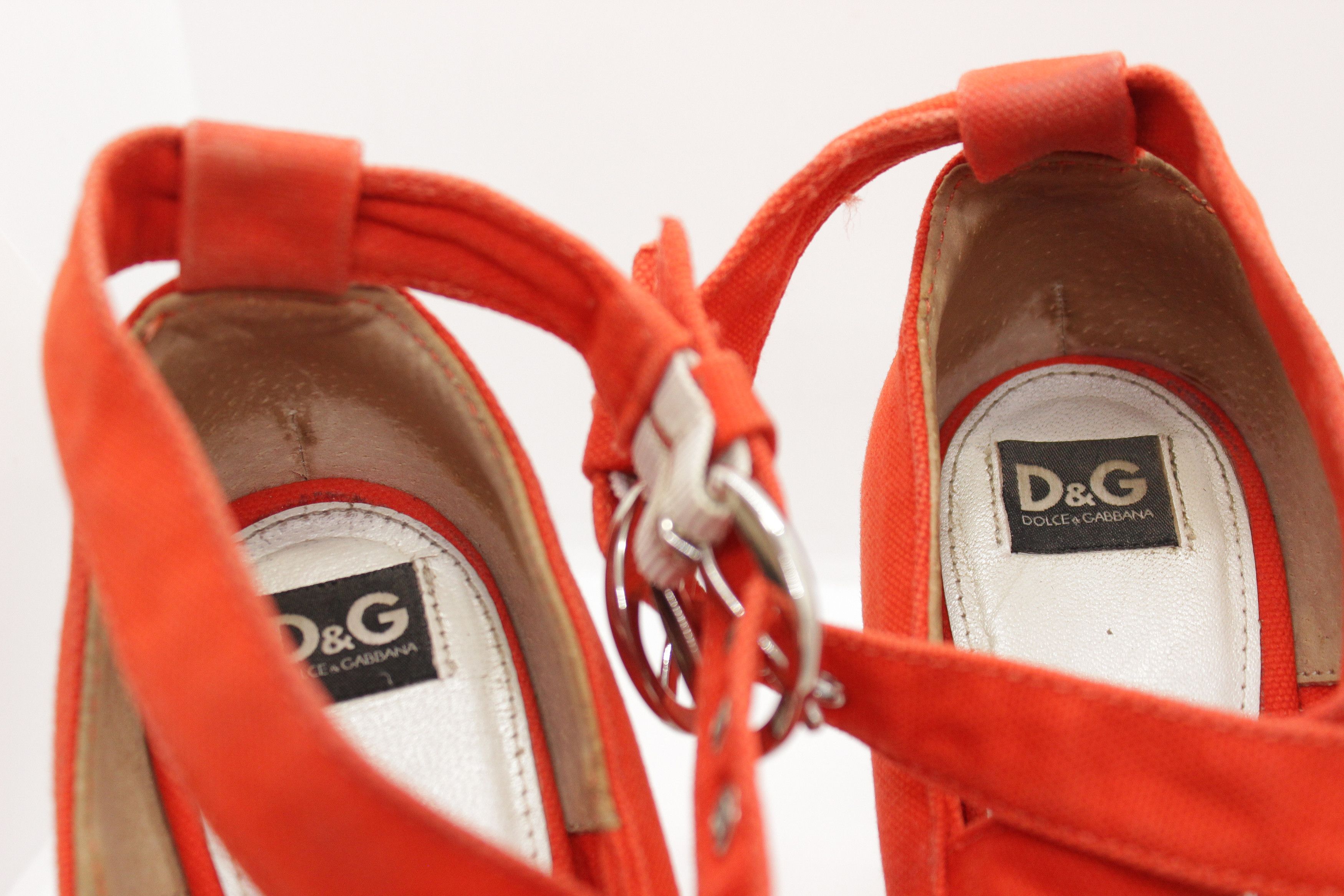 Dolce & Gabbana 00S Wedge Platform Flats Vintage Size US 4 / IT 34 - 6 Thumbnail