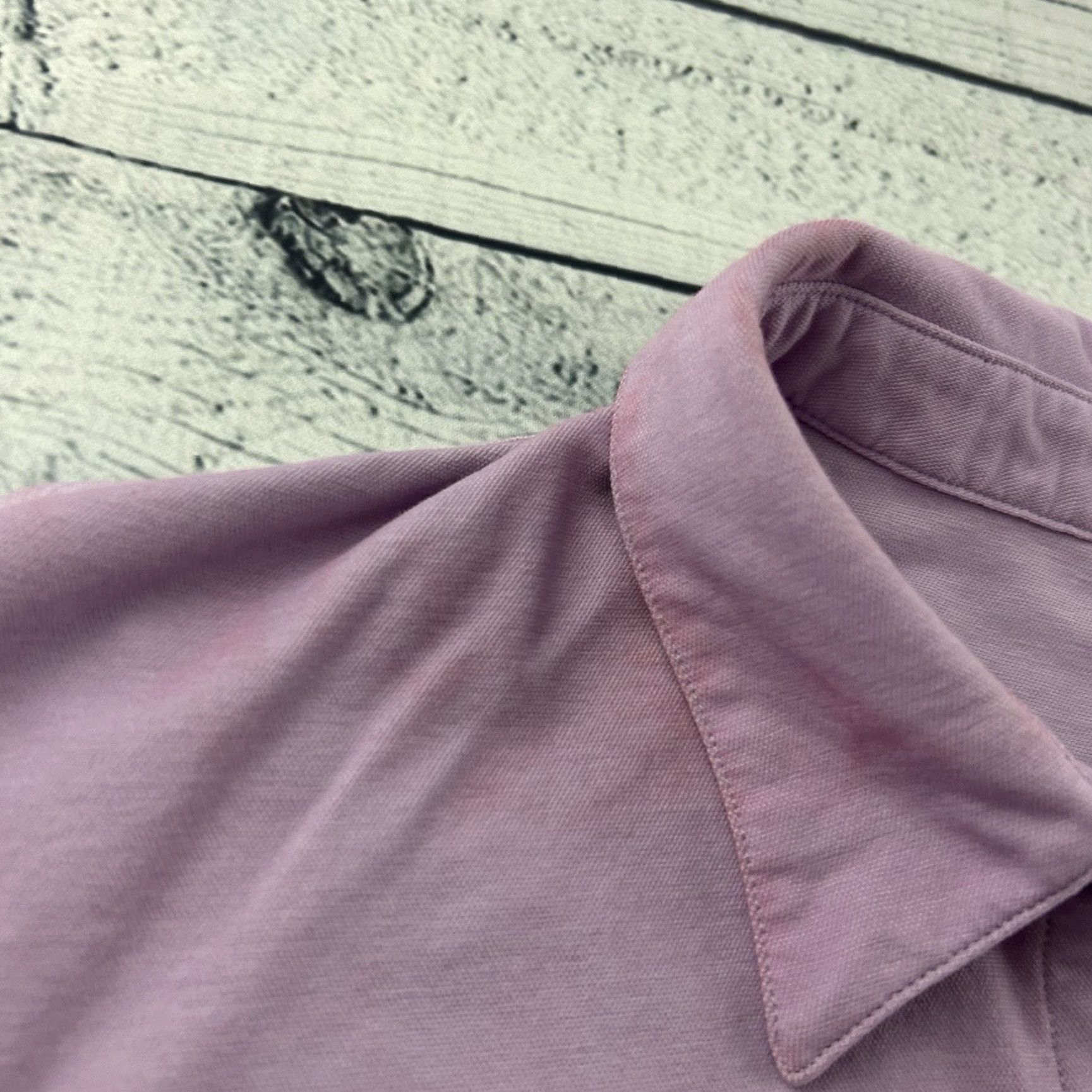 Lululemon Lululemon Long Sleeve Button Front Shirt Men's Large Purple Pink Size US L / EU 52-54 / 3 - 4 Thumbnail