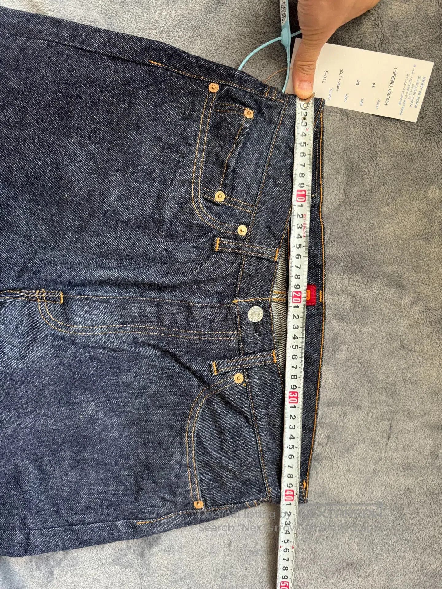 RESOLUTE RESOLUTE 710 Retro Slim Straight Jeans. Size US 34 / EU 50 - 3 Thumbnail