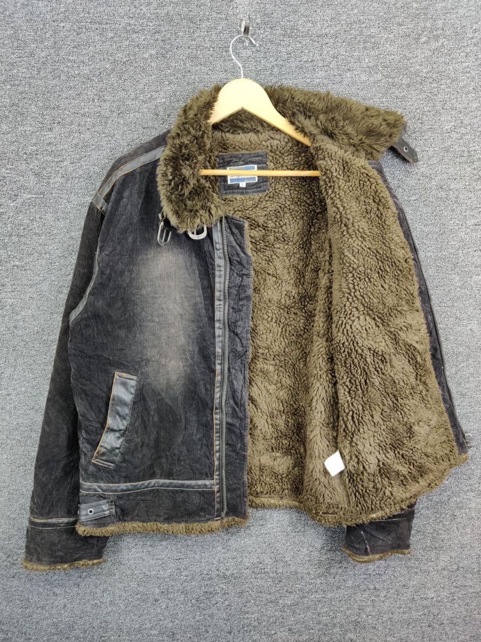 Vintage Vintage Dog House Corduroy Shearling Fur Jacket Size US L / EU 52-54 / 3 - 7 Thumbnail