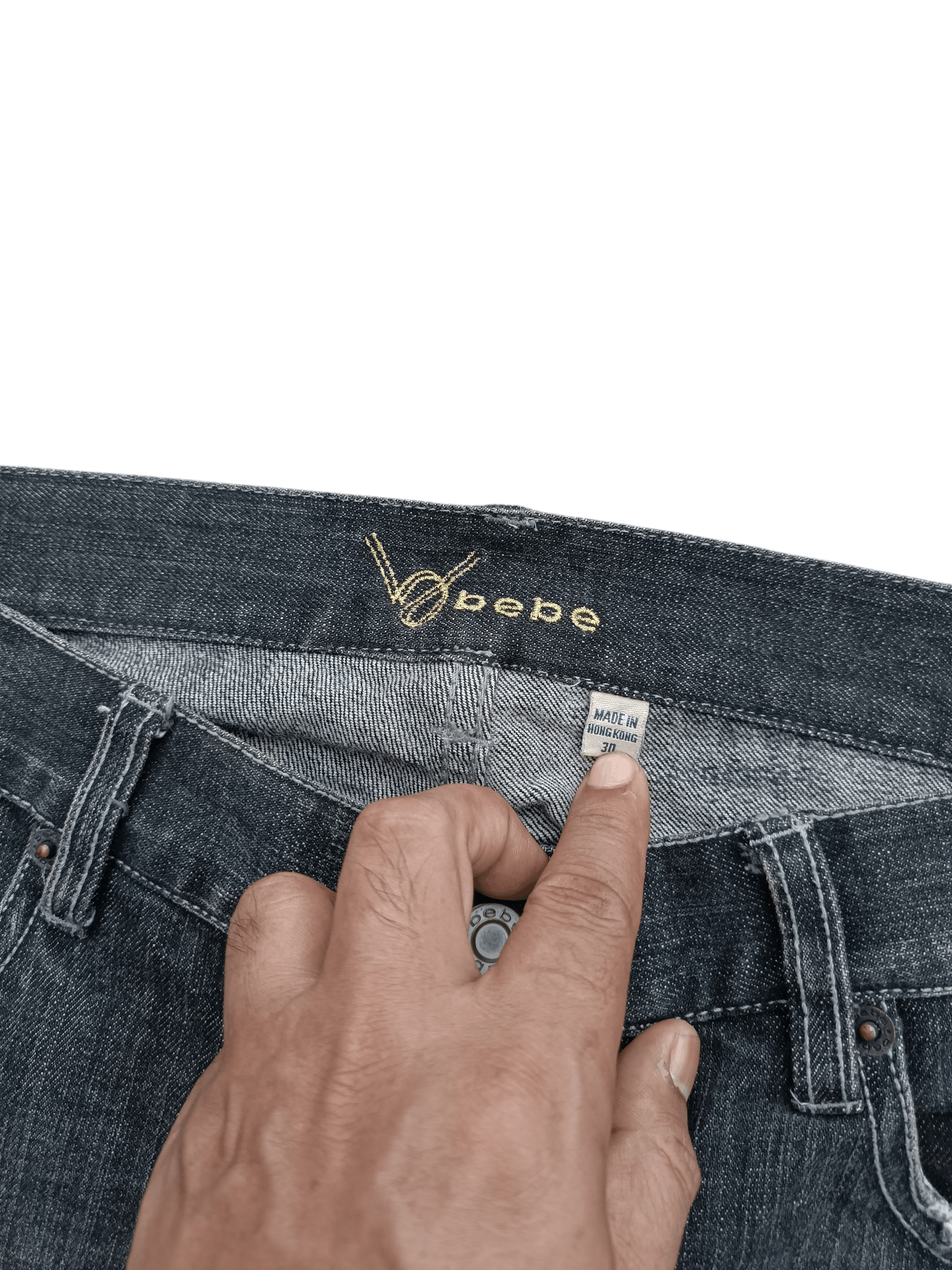 Japanese Brand Flare Low Rise Boot Cut Bebe Jeans Size US 32 / EU 48 - 7 Thumbnail