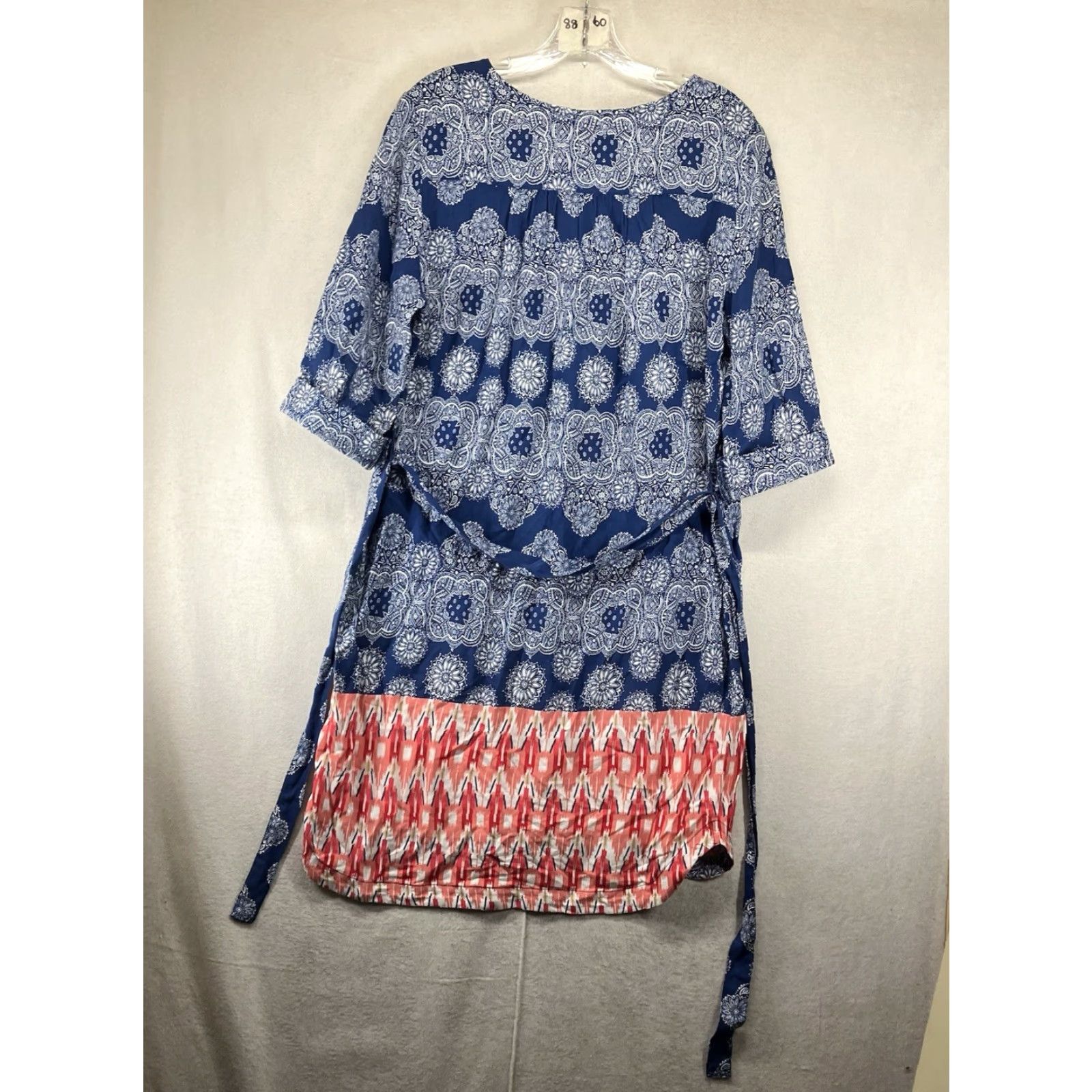 Faded Glory Vintage Women's Rayon Shift Dress Small Bohemian Floral 90s Festival Holiday Spring Summer Size S / US 4 / IT 40 - 2 Thumbnail