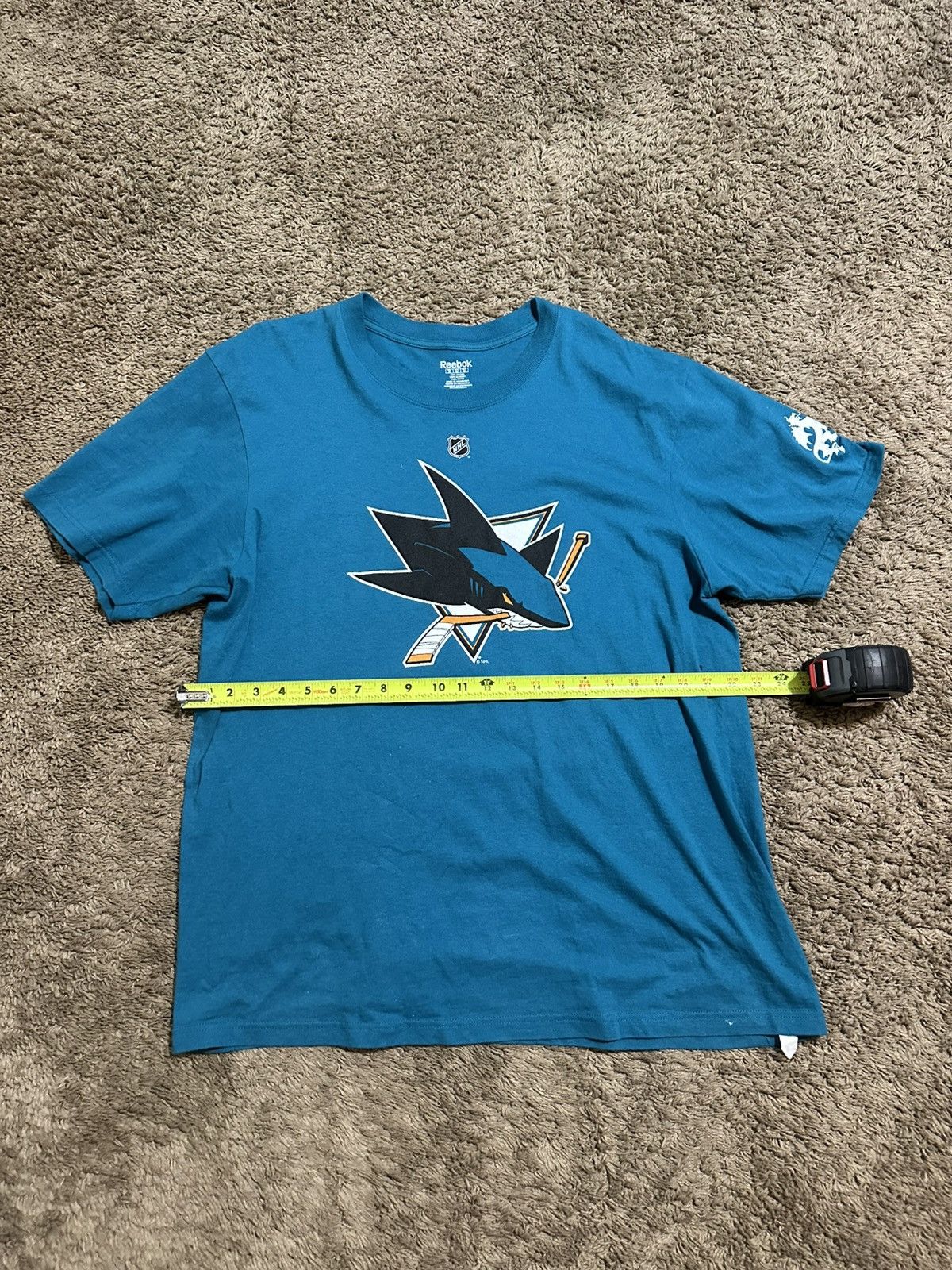NHL Vintage NHL Reebok San Jose Shark shirt 00s size Xl Size US XL / EU 56 / 4 - 5 Thumbnail