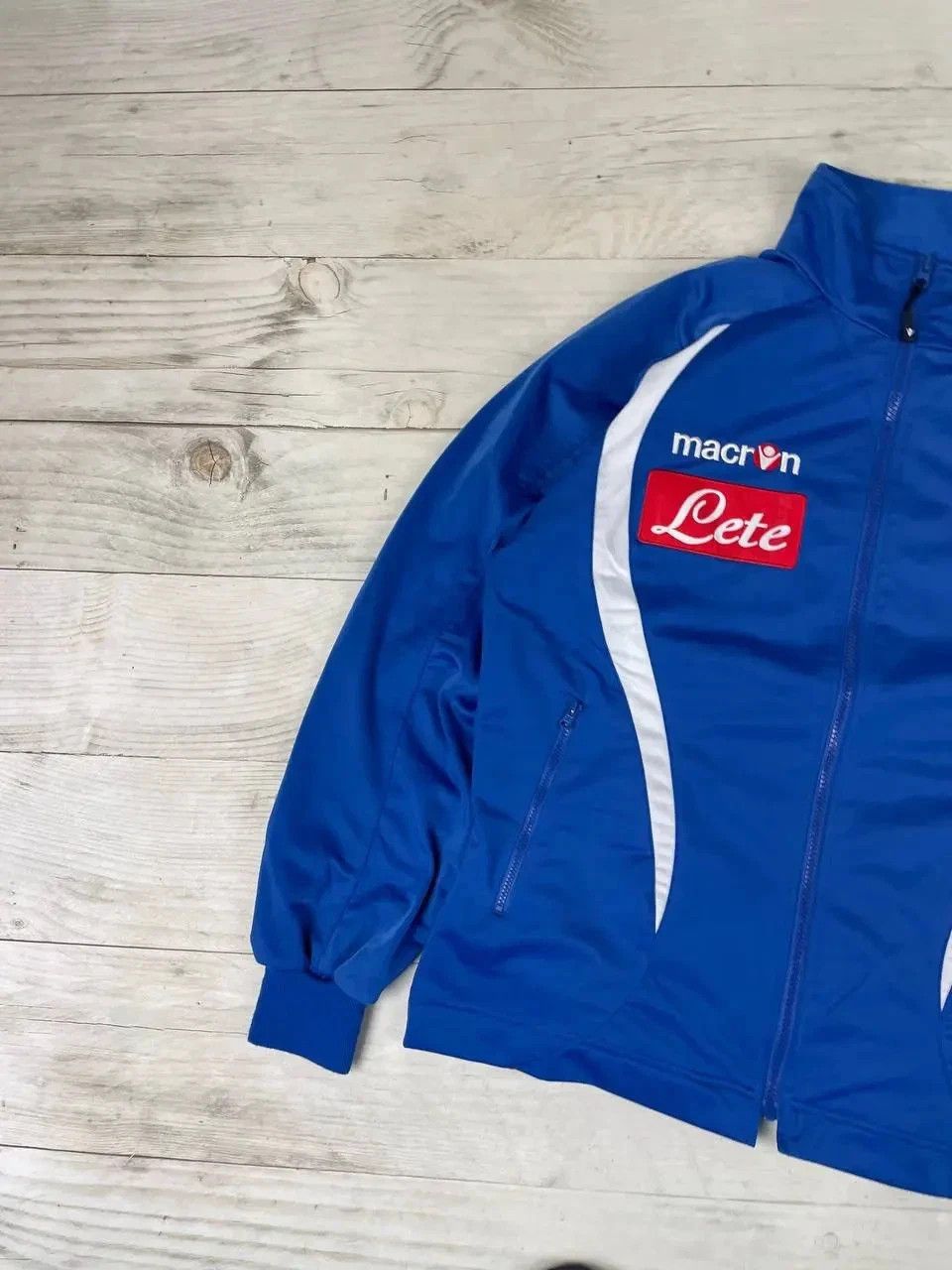 Macron Macron SSC Napoli 2009 2010 Track Jacket Football Soccer Size US S / EU 44-46 / 1 - 6 Thumbnail