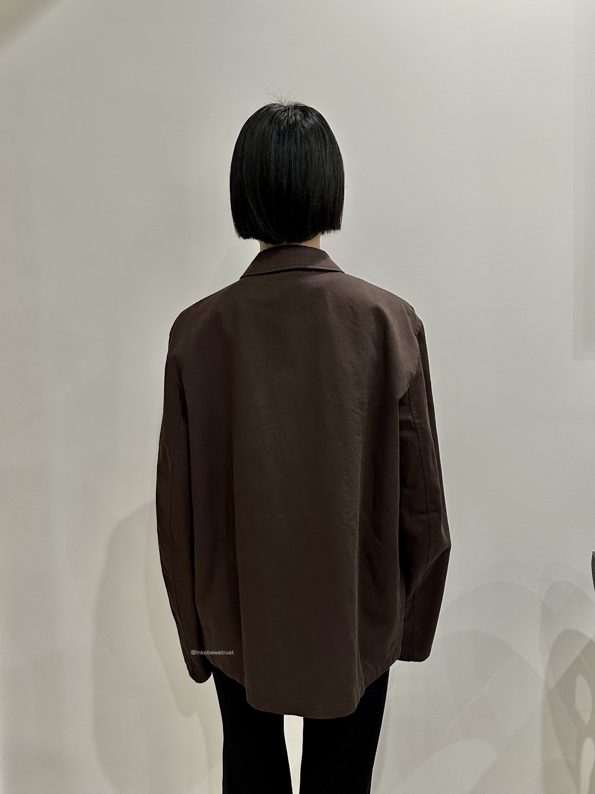 LEMAIRE ジャケット 48 Lemaire Workwear Jacket (Dark Coffee) Size 48
