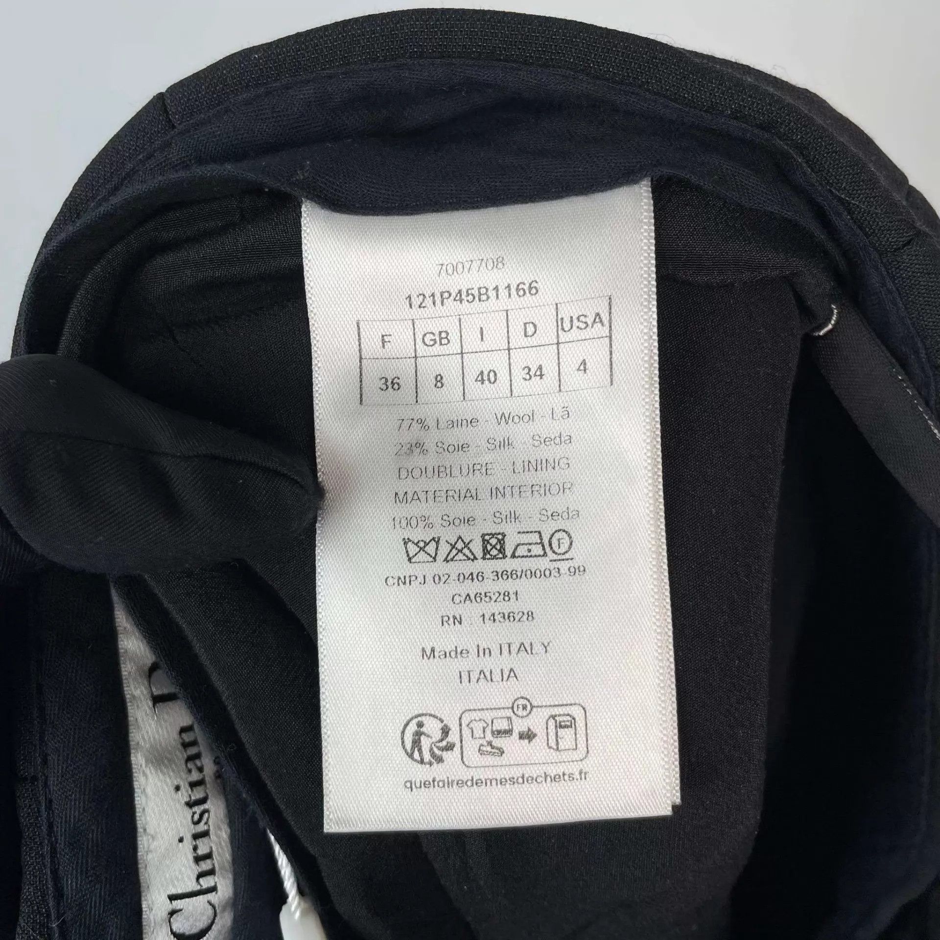 Dior Dior silk culottes 36 black Size 26" / US 2 / IT 38 - 4 Thumbnail