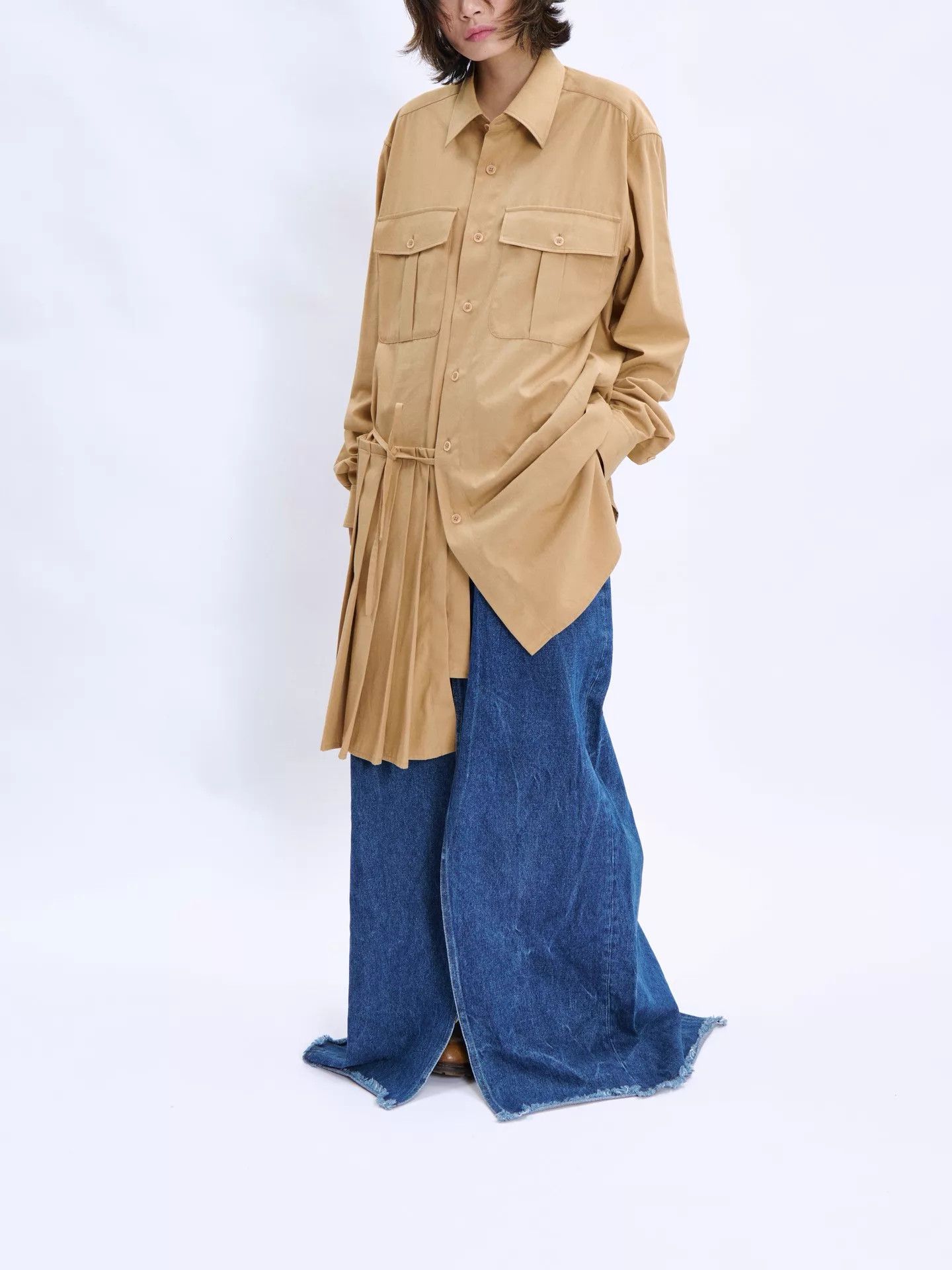 Dries Van Noten Dries van Noten Structured High-Waist Jeans Skirt Women's Size 30" / US 8 / IT 44 - 4 Thumbnail