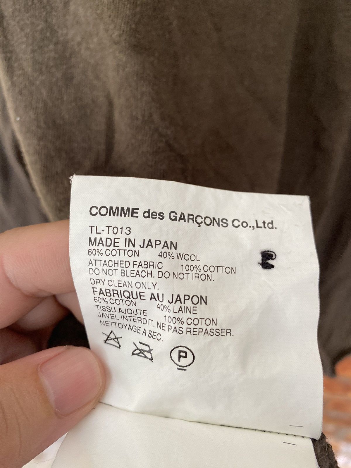 Comme des Garcons AW03 Tricot Asymmetrical button wool Size M / US 6-8 / IT 42-44 - 9 Thumbnail