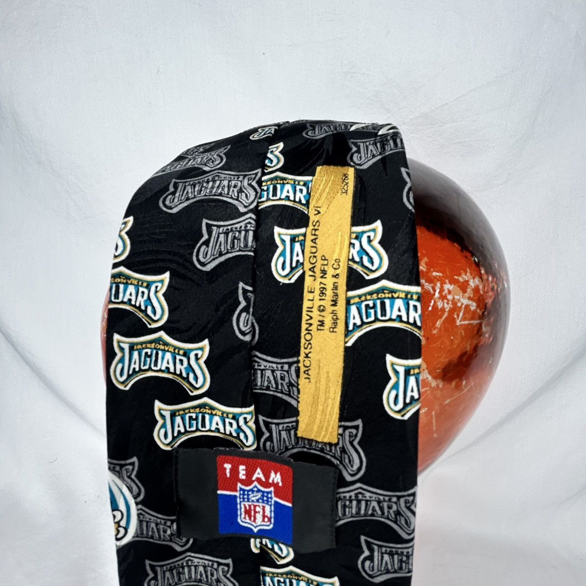 NFL Vtg 1997 Jacksonville Jaguars Silk All Over Print Neck Tie Size ONE SIZE - 3 Thumbnail