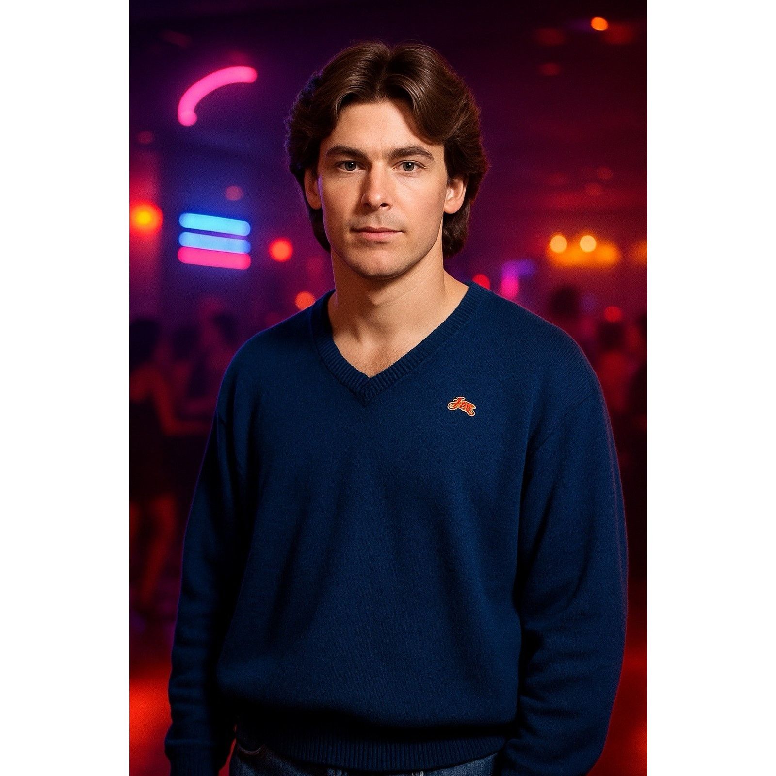 Other VTG 90’s GARAN MENS SWEATER NAVY V-NECK L WOOL BLEND Retro Size US L / EU 52-54 / 3 - 1 Thumbnail