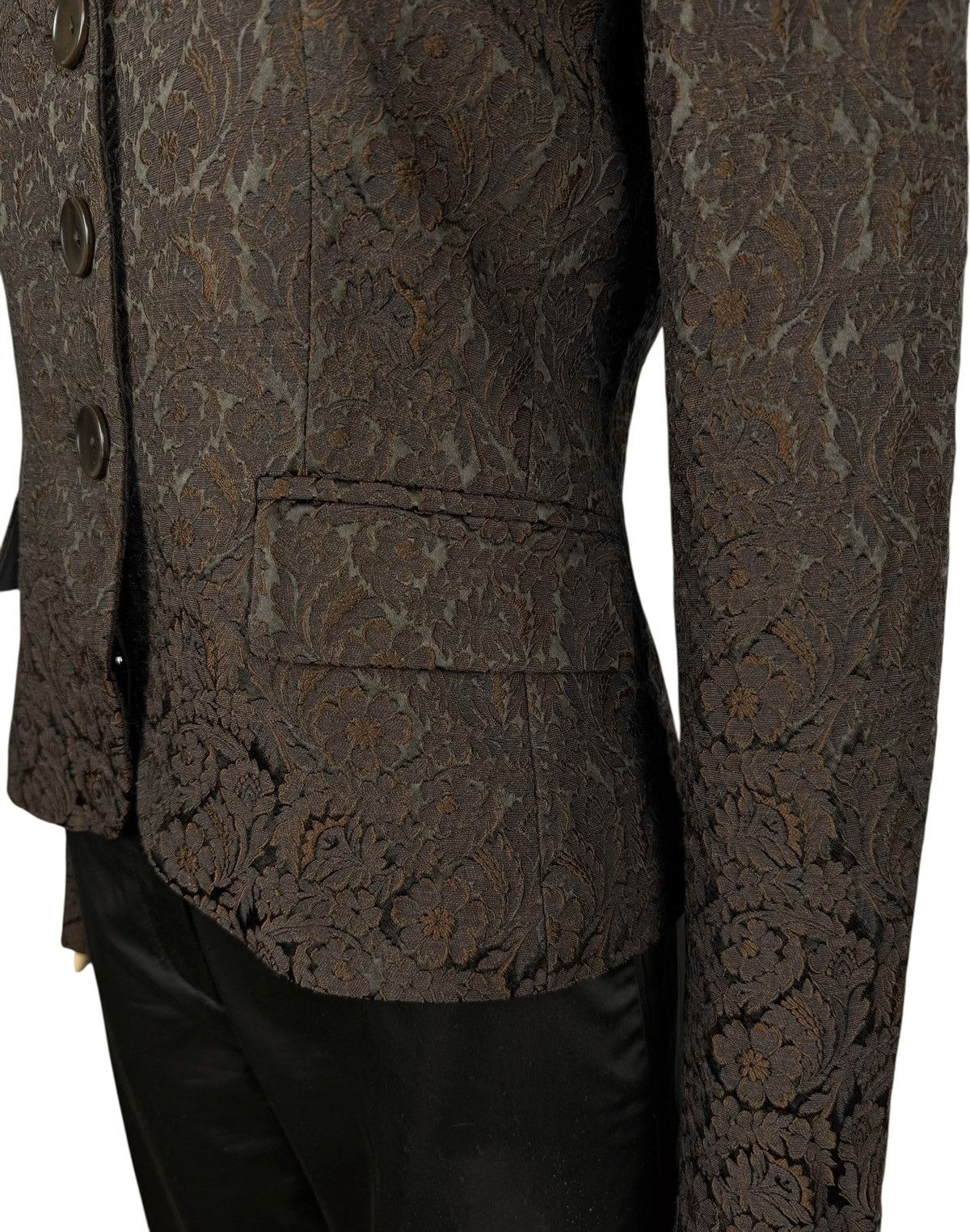Max Mara Max Mara Enbroidered Flowers Blazer Acetate-Wool size US6 Size M / US 6-8 / IT 42-44 - 9 Thumbnail