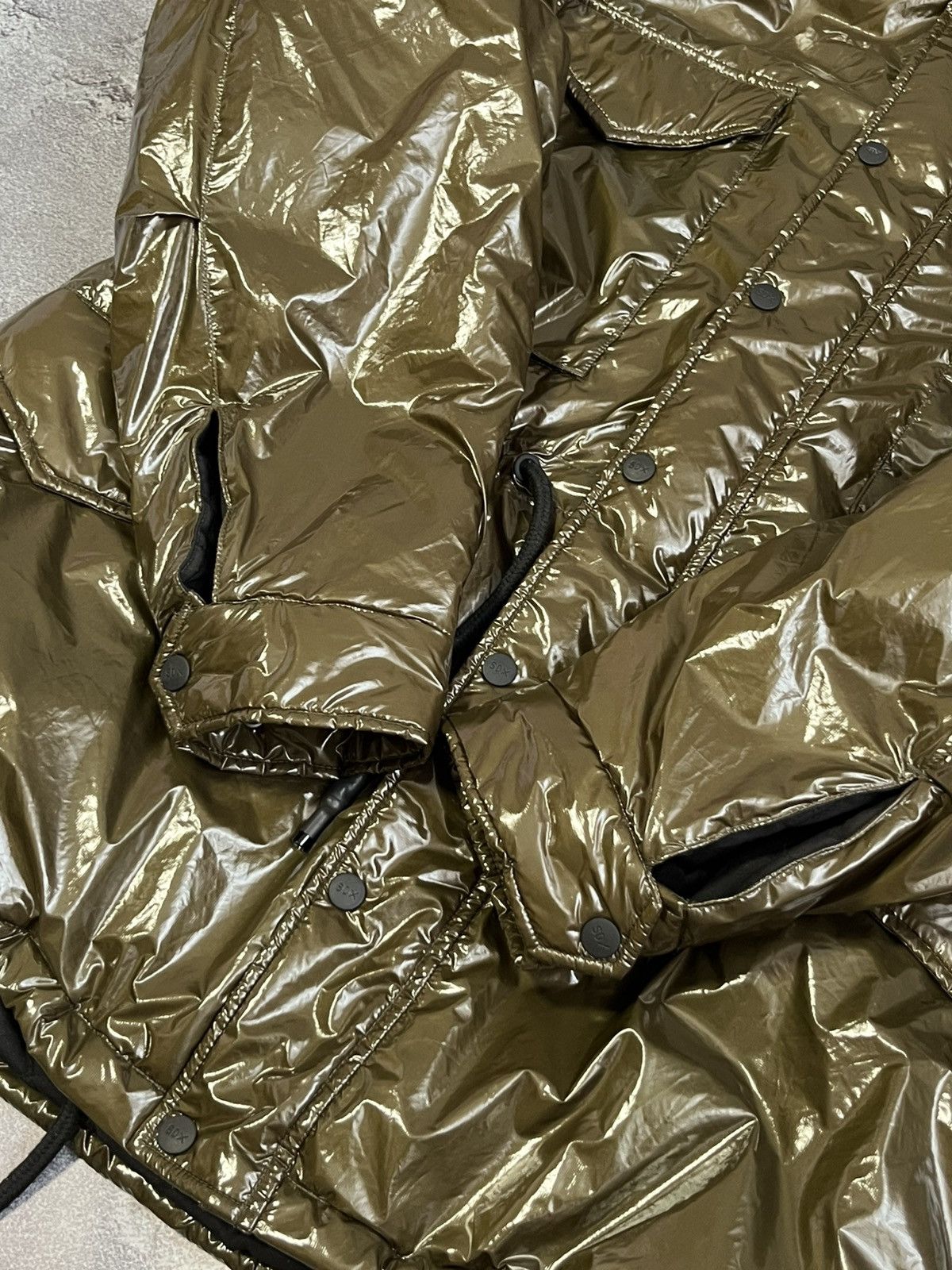 Superdry Limited Edition SDX Unisex M65 High Shine Jacket RRP 315$ Size US M / EU 48-50 / 2 - 7 Thumbnail