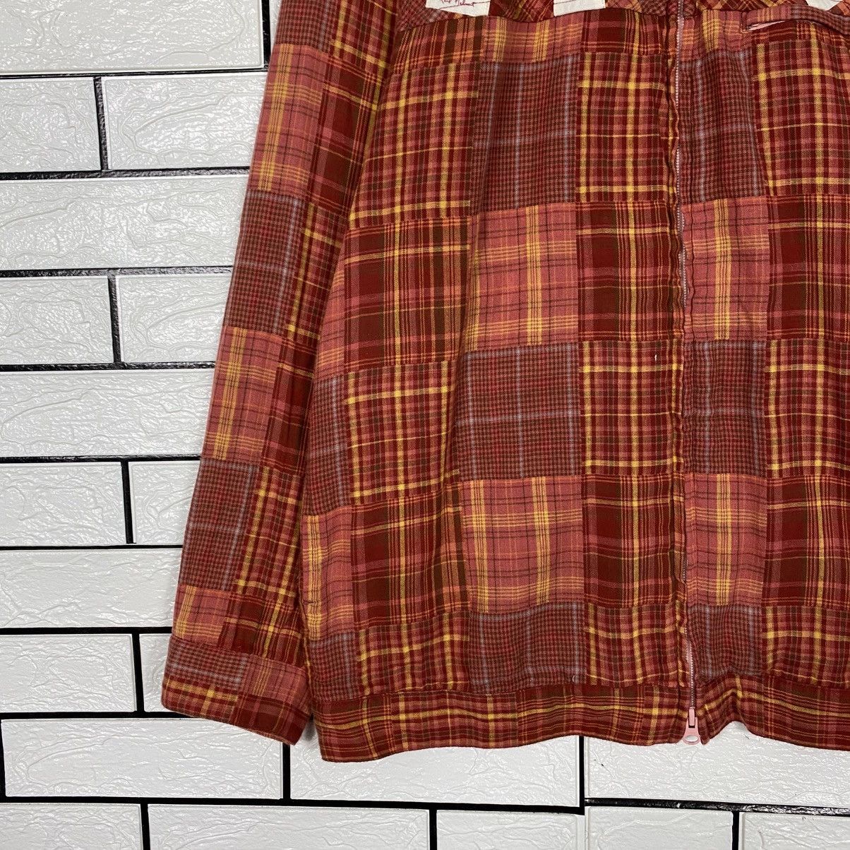Issey Miyake 📌Vintage Wool Zipper Jacket Karl Helmut Tartan Design Size US L / EU 52-54 / 3 - 5 Thumbnail