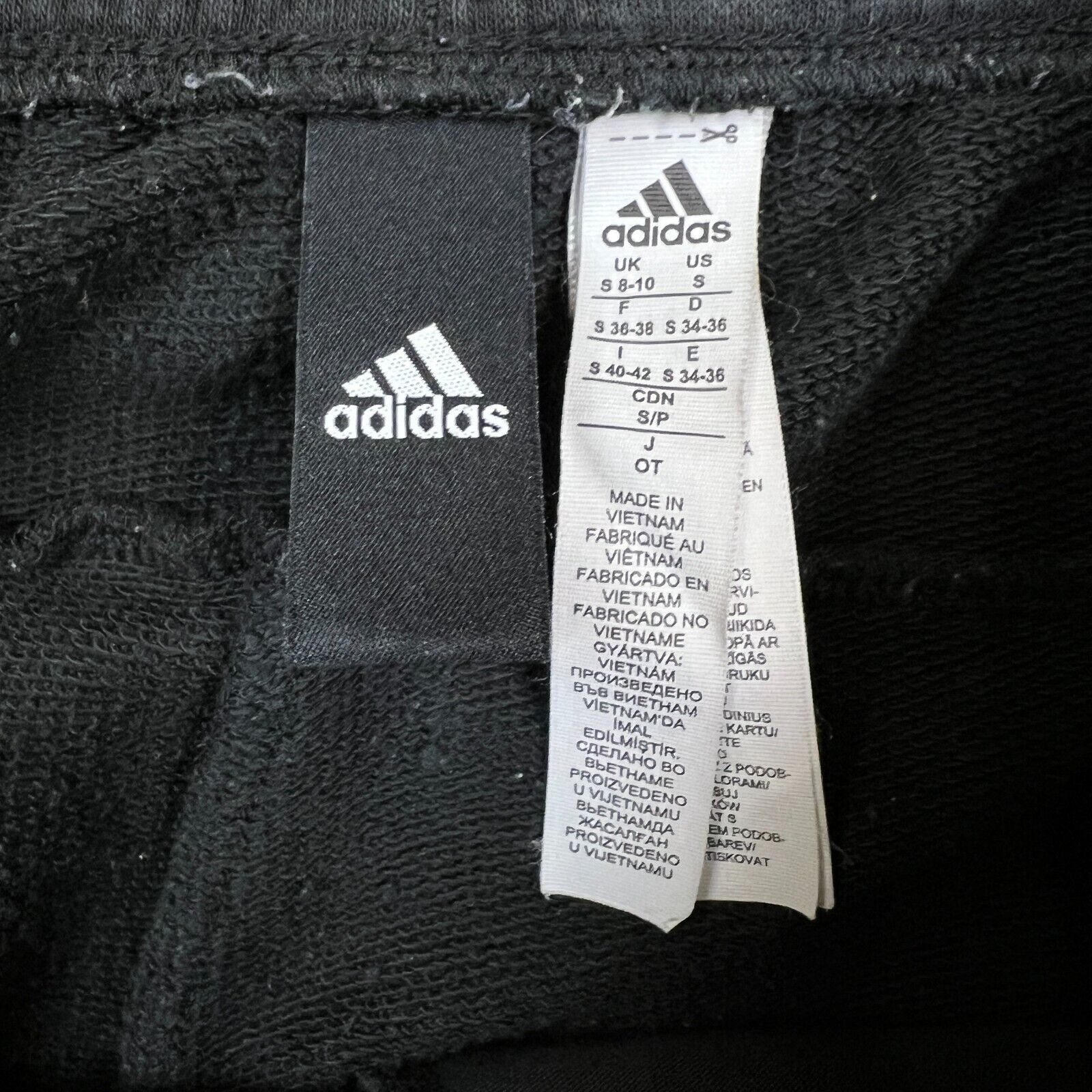 Adidas × Vintage Adidas Sweatpants Small Essentials 3 Stripe Taper Leg Jogger Size US 30 / EU 46 - 8 Thumbnail